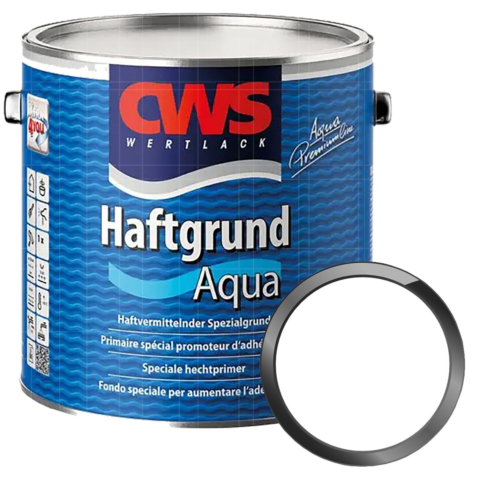 CWS Wertlack® Universalgrundierung Haftgrund Aqua - 2.5 Ltr (Weiss)