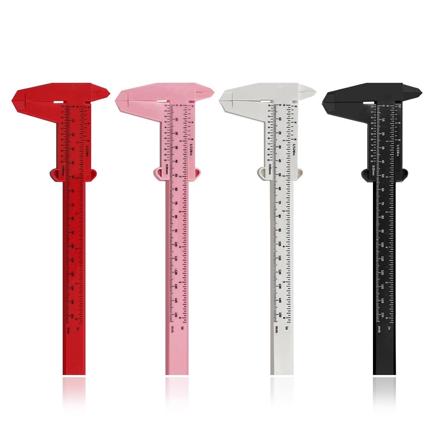 FELIXLEO Messschieber 4er Set Digitaler Messschieber 150mm 0,01mm Präzisions-Schieblehre., 1-St.