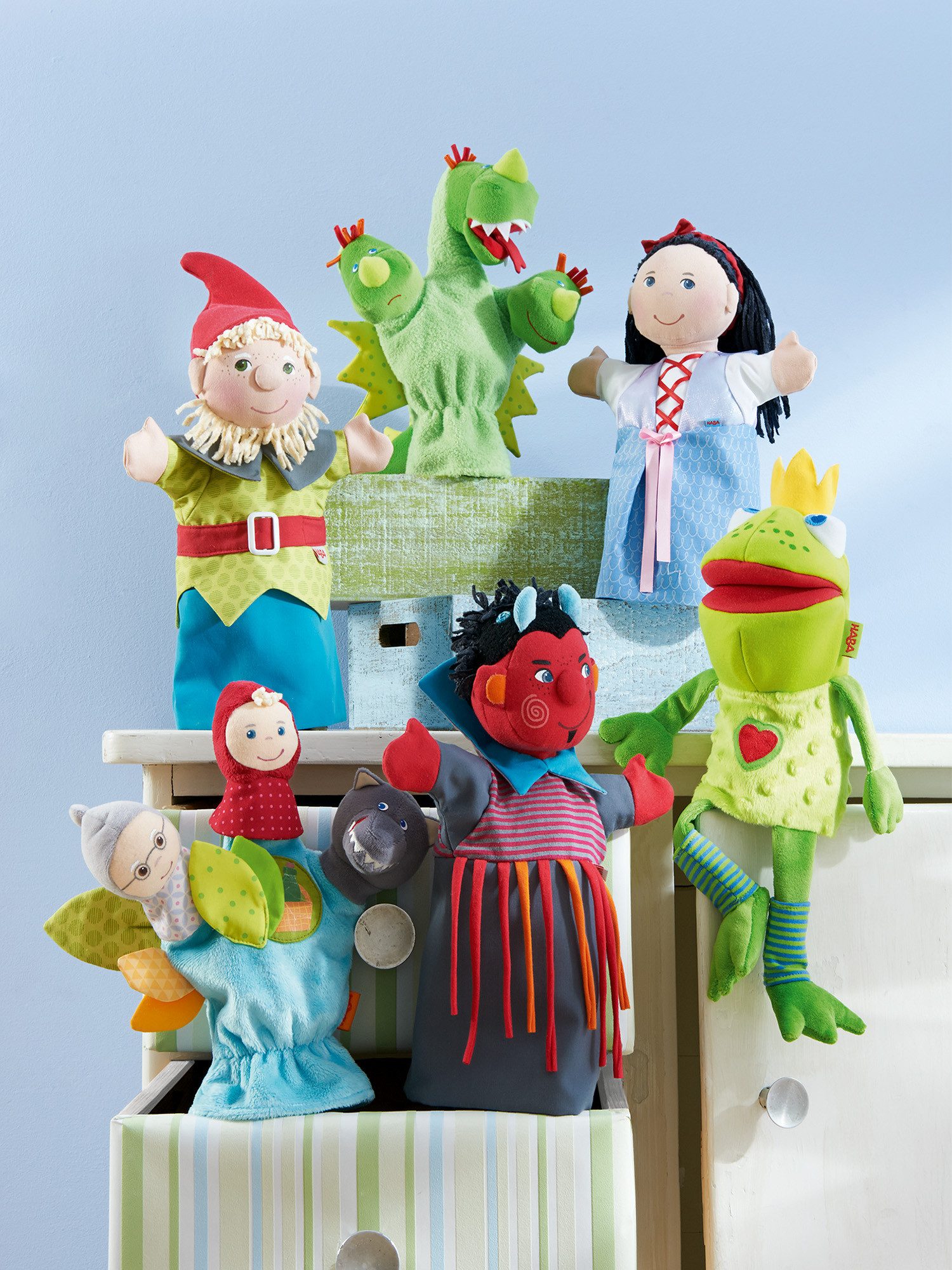 Haba Handpuppe Verschiedene, Fingerpuppen für das günstig online kaufen