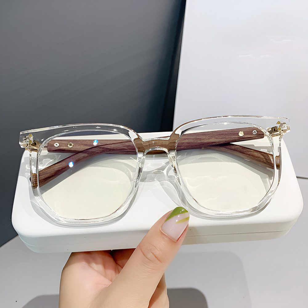 PACIEA Lesebrille Damen Herren Anti Blaulicht Oversized Vollrandrahmen Gaming Schutz