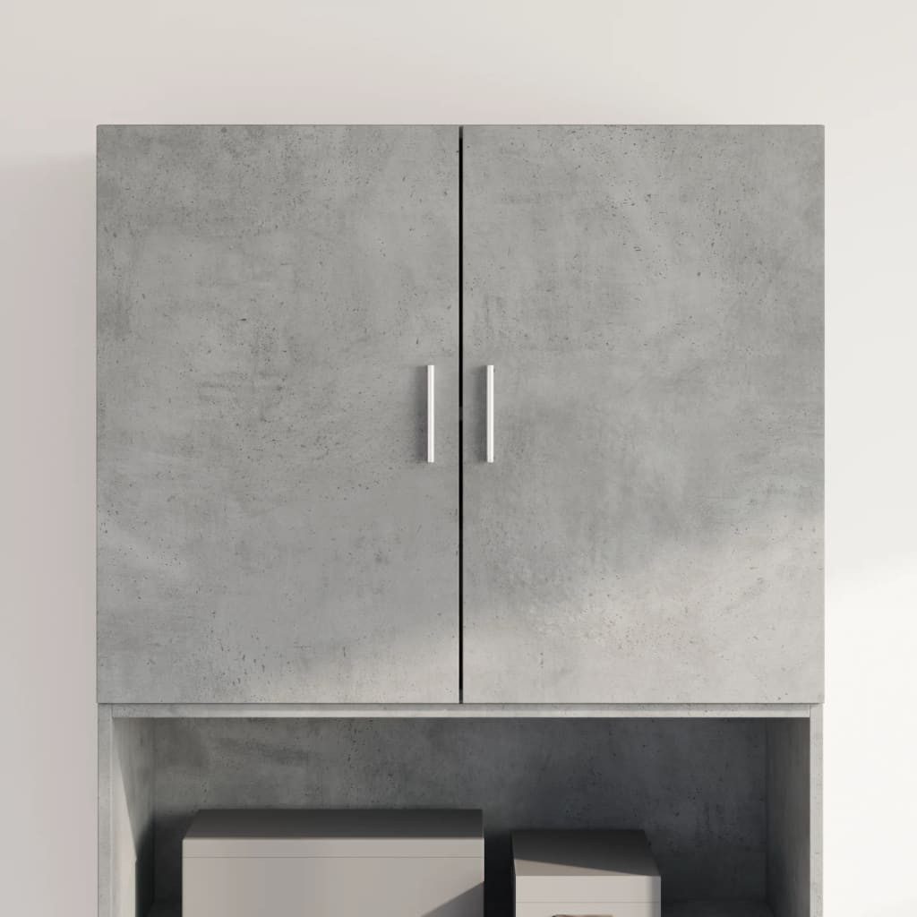 vidaXL Hängeschrank Wandschrank Betongrau 80x42,5x64 cm günstig online kaufen