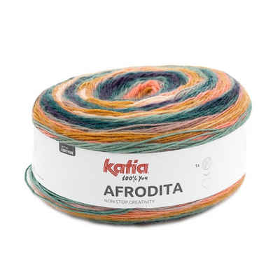 Katia Afrodita Farbverlaufswolle aus Polyacryl Häkelwolle, 780,00 m (Wolle mit Farbverlauf zum Stricken und Häkeln, 200g Strickwolle, Strickgarn, Handstickgarn), mit .pdf-Anleitung zum download