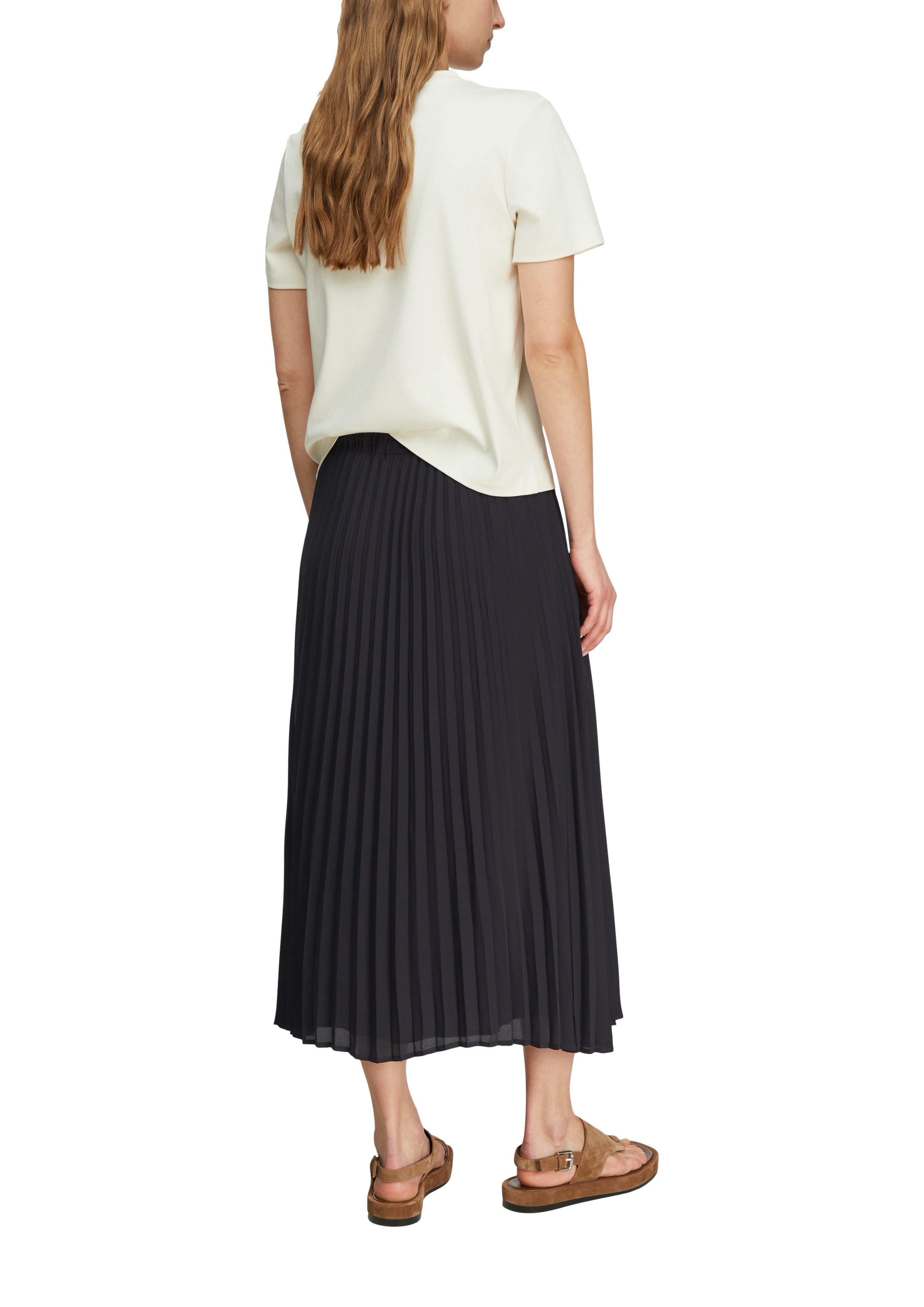 comma Faltenrock mit Bindeband