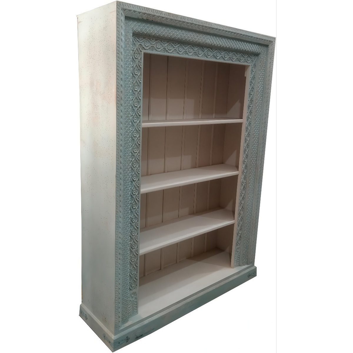 Marrakesch Orient & Mediterran Interior Bücherregal Vintage Regal Bücherregal Antik 210cm Muster -35-, 1-tlg.