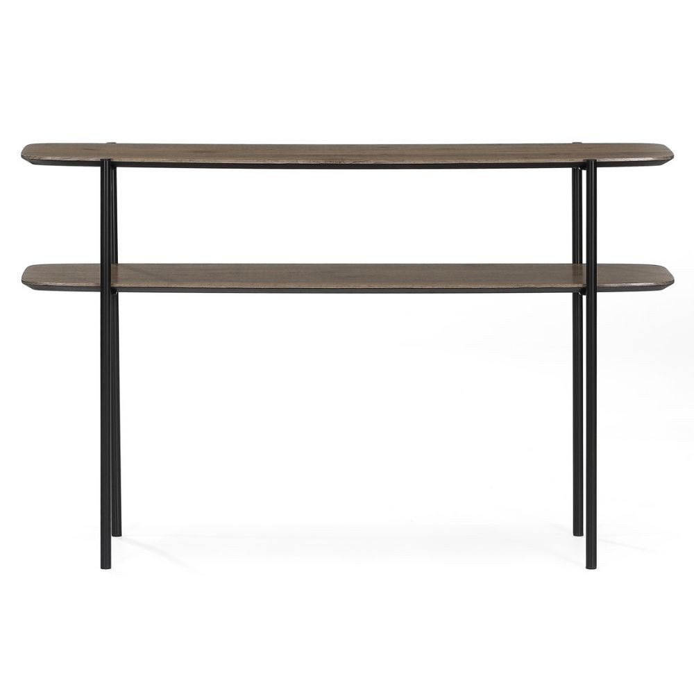 LebensWohnArt Konsolentisch Moderner Konsolentisch PINA 120cm taupe Pinien-Optik Konsole
