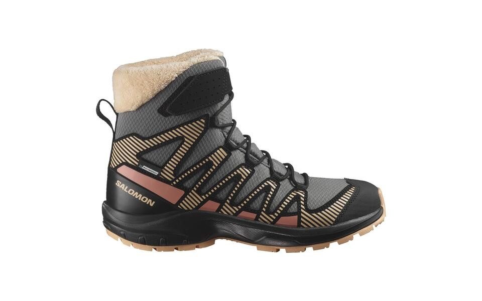 Salomon SHOES XA PRO V8 WINTER CSWP J Pewter/Bla 000 Outdoorwinterstiefel