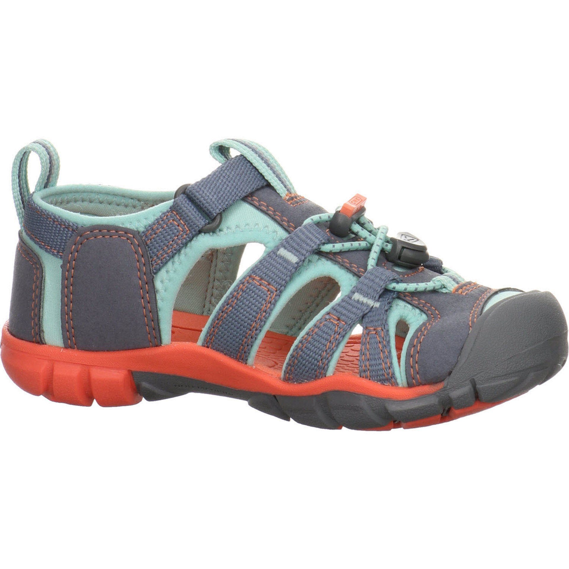 Keen Sandale II Synthetikkombination Outdoorsandale grau-bunt CNX Seacamp Synthetikkombination