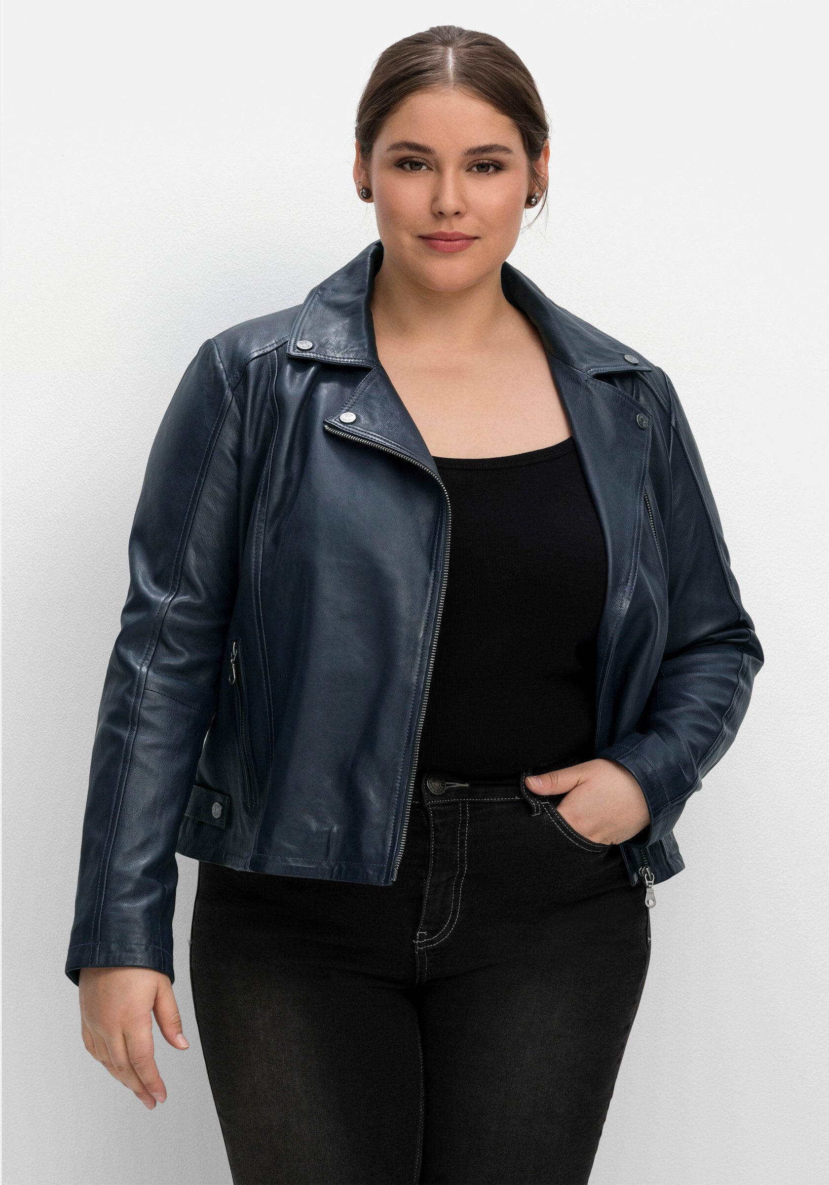 Sheego Allwetterjacke Bikerjacke günstig online kaufen