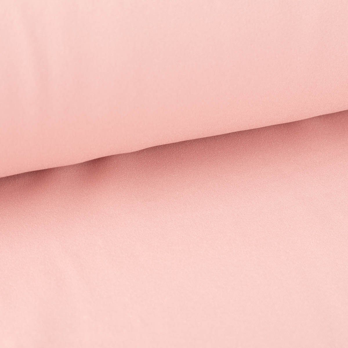 SCHÖNER LEBEN. Stoff Polyester Meterware Stretch Universalstoff einfarbig altrosa 148cm, pflegeleicht