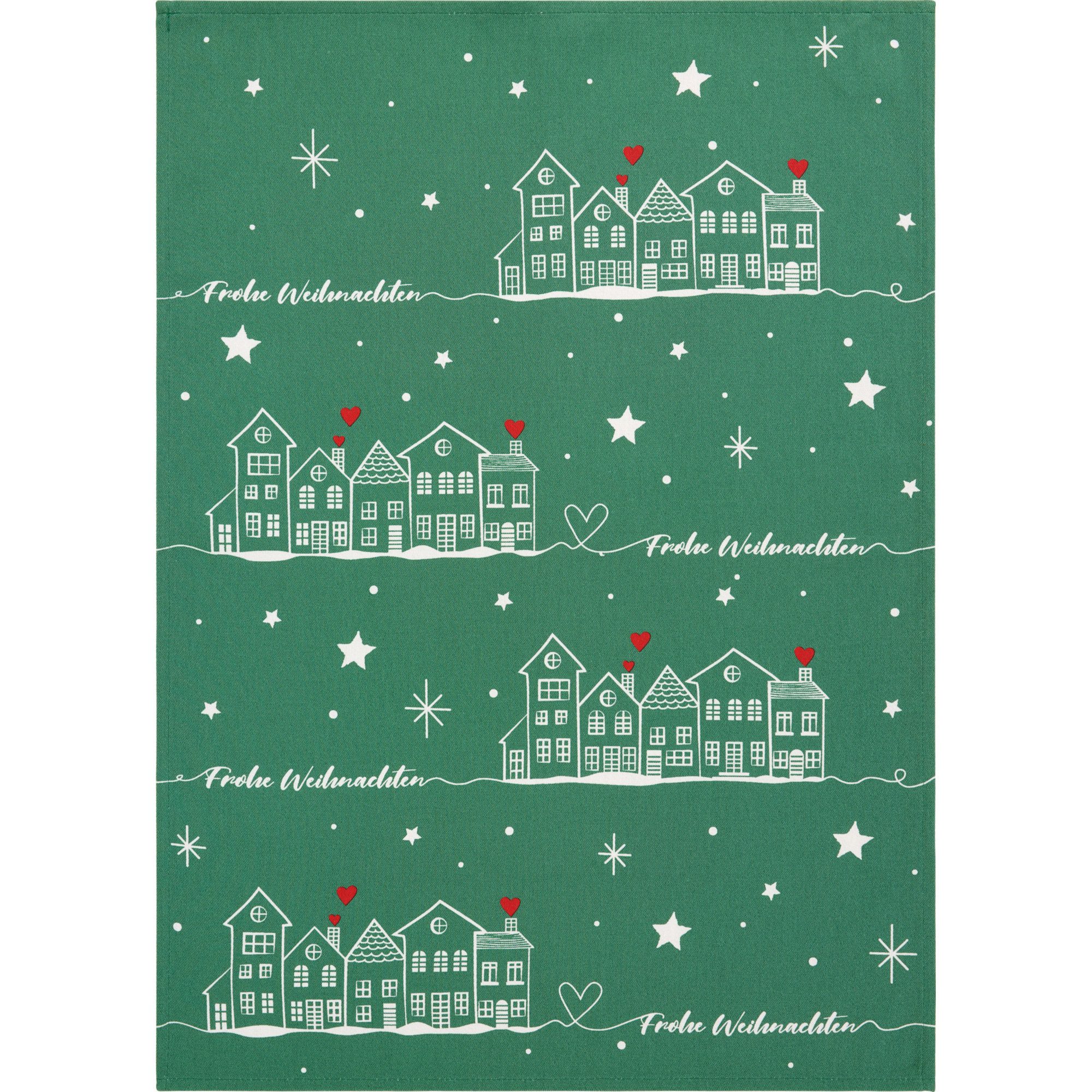 Erwin Müller Geschirrtuch Geschirrtuch "Häuschen" 3er-Pack, günstig online kaufen