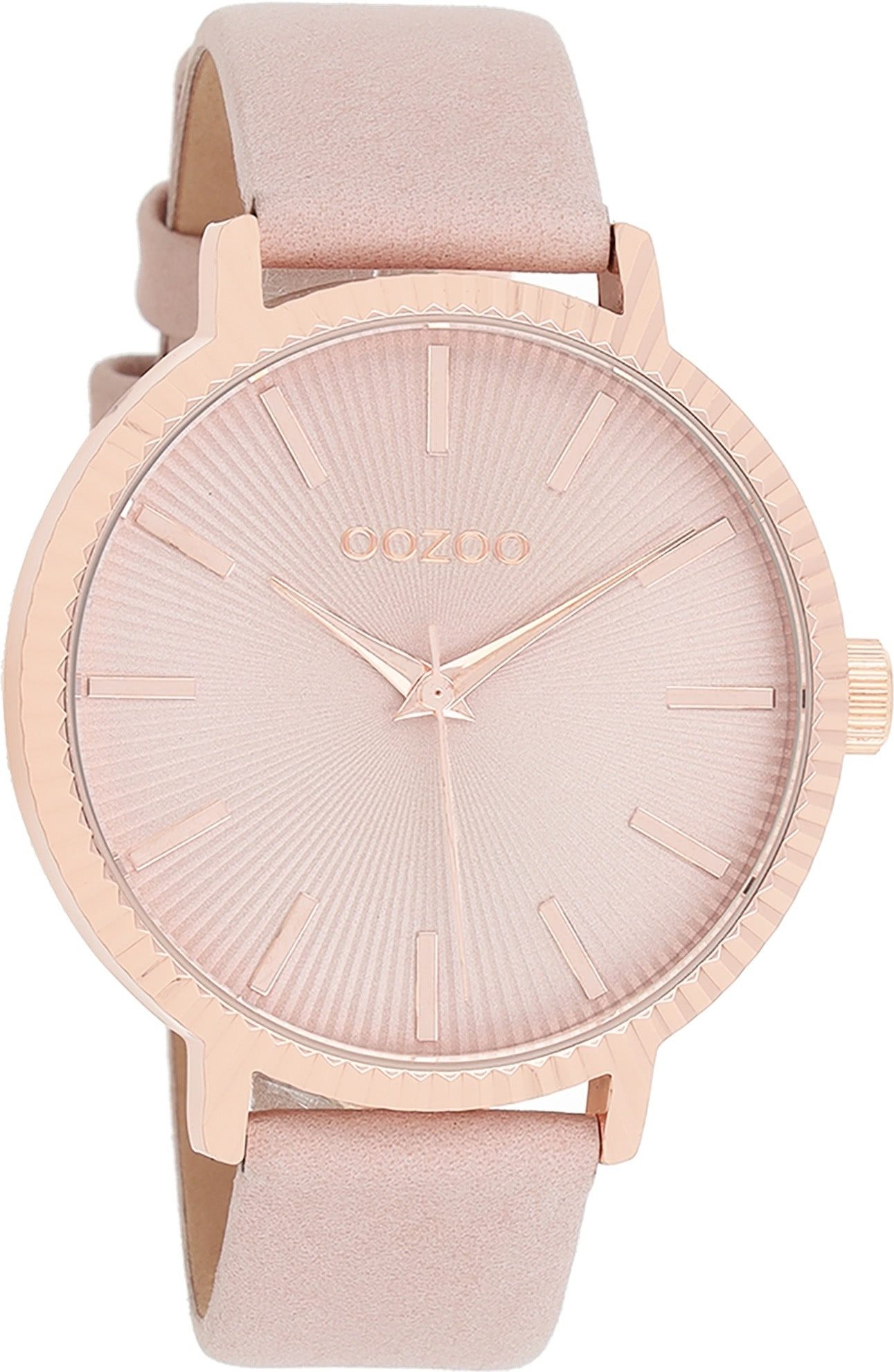 Quarzuhr Oozoo Damen Armbanduhr rosa Analog