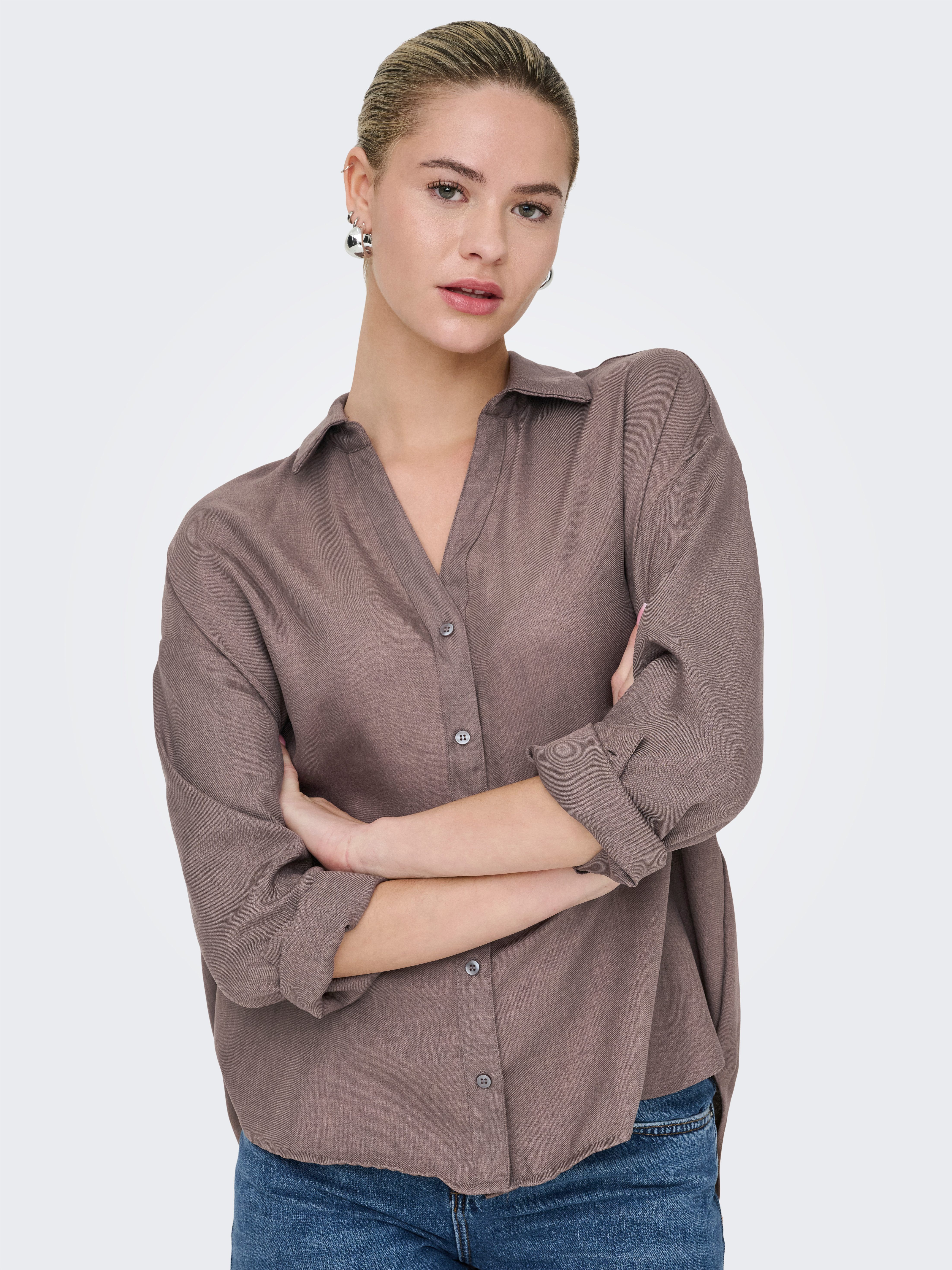 ONLY Hemdbluse ONLHARRIET LIFE L/S SHIRT WVN günstig online kaufen