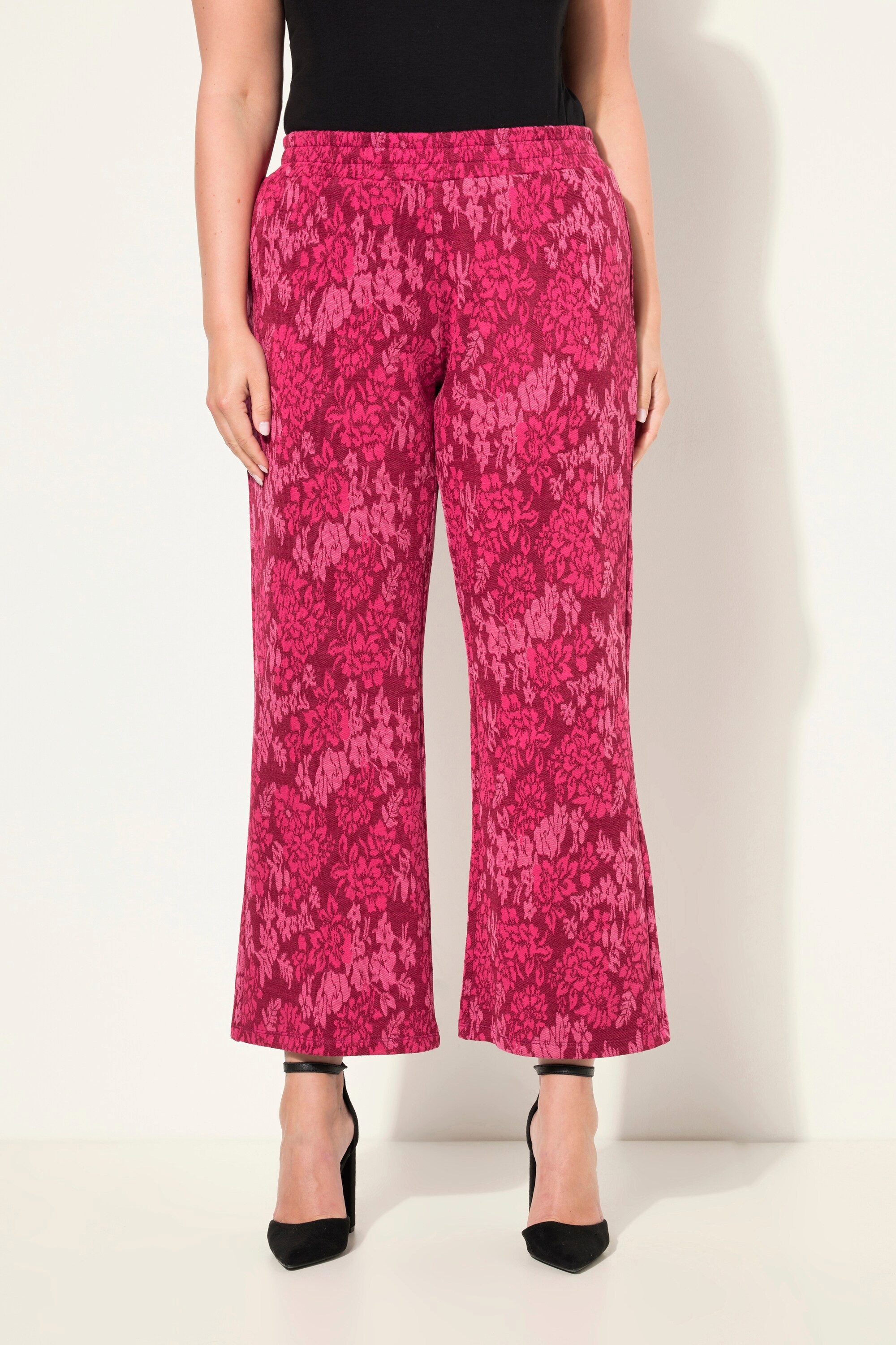 MIAMODA Schlupfhose Hose Blumenmuster Elastikbund günstig online kaufen