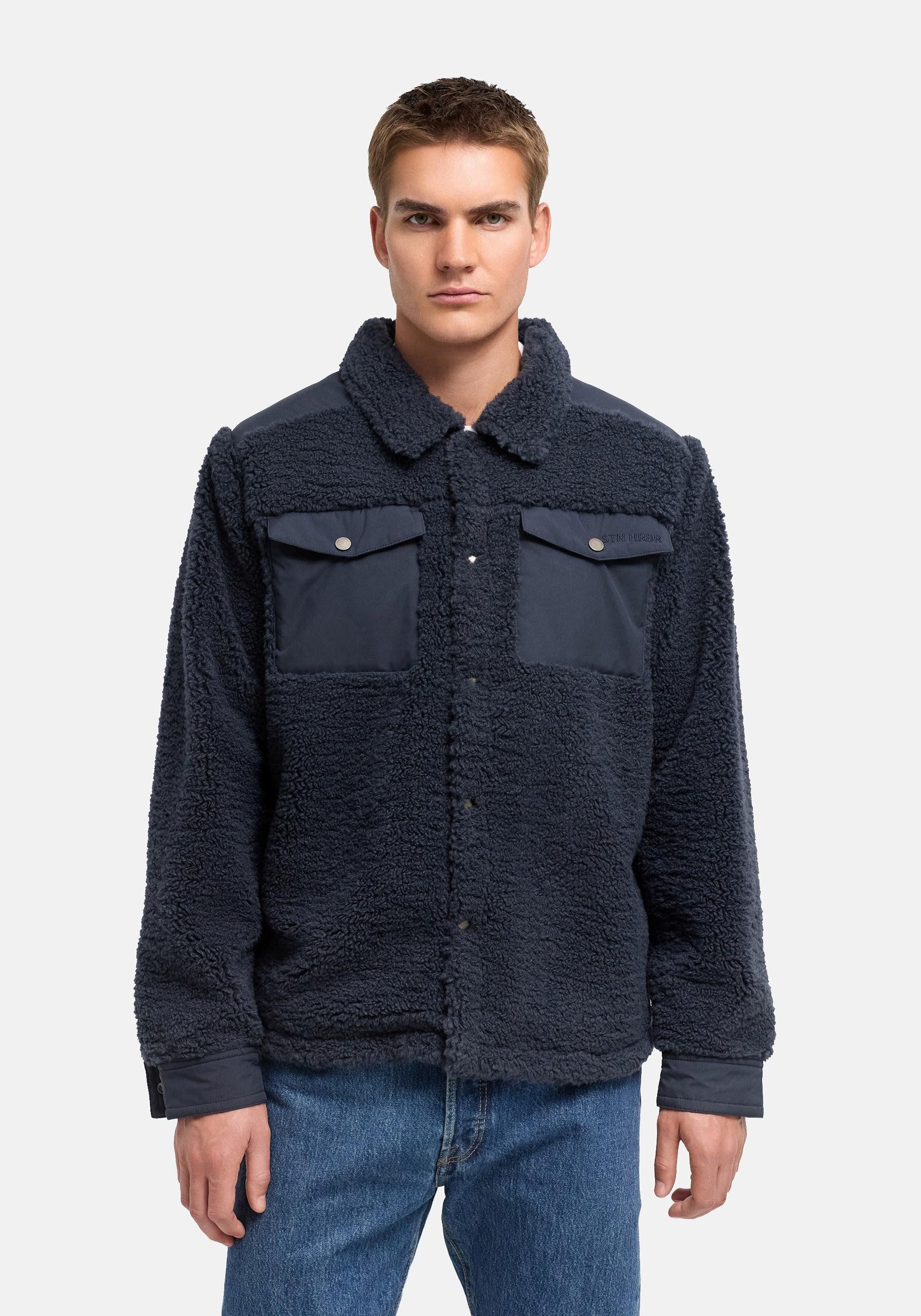Stone Harbour Fellimitatjacke Taureek XX Teddy Jacke mit Futter