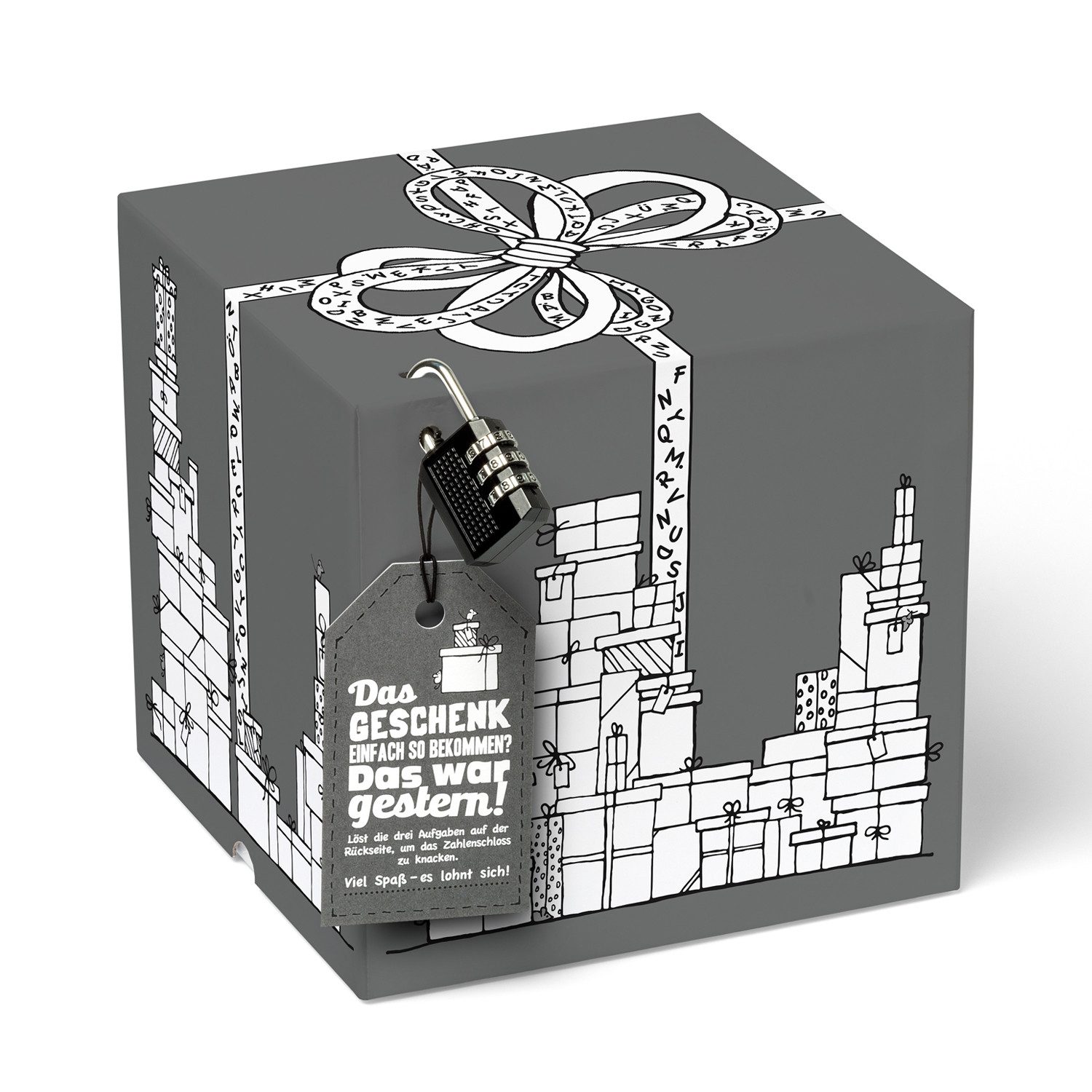 SURPRISA Geschenkbox Geschenkbox, Geldgeschenke Verpackung, Gutscheine zum Geburtstag Hochzeit Geschenkbox groß Geschenkrätsel