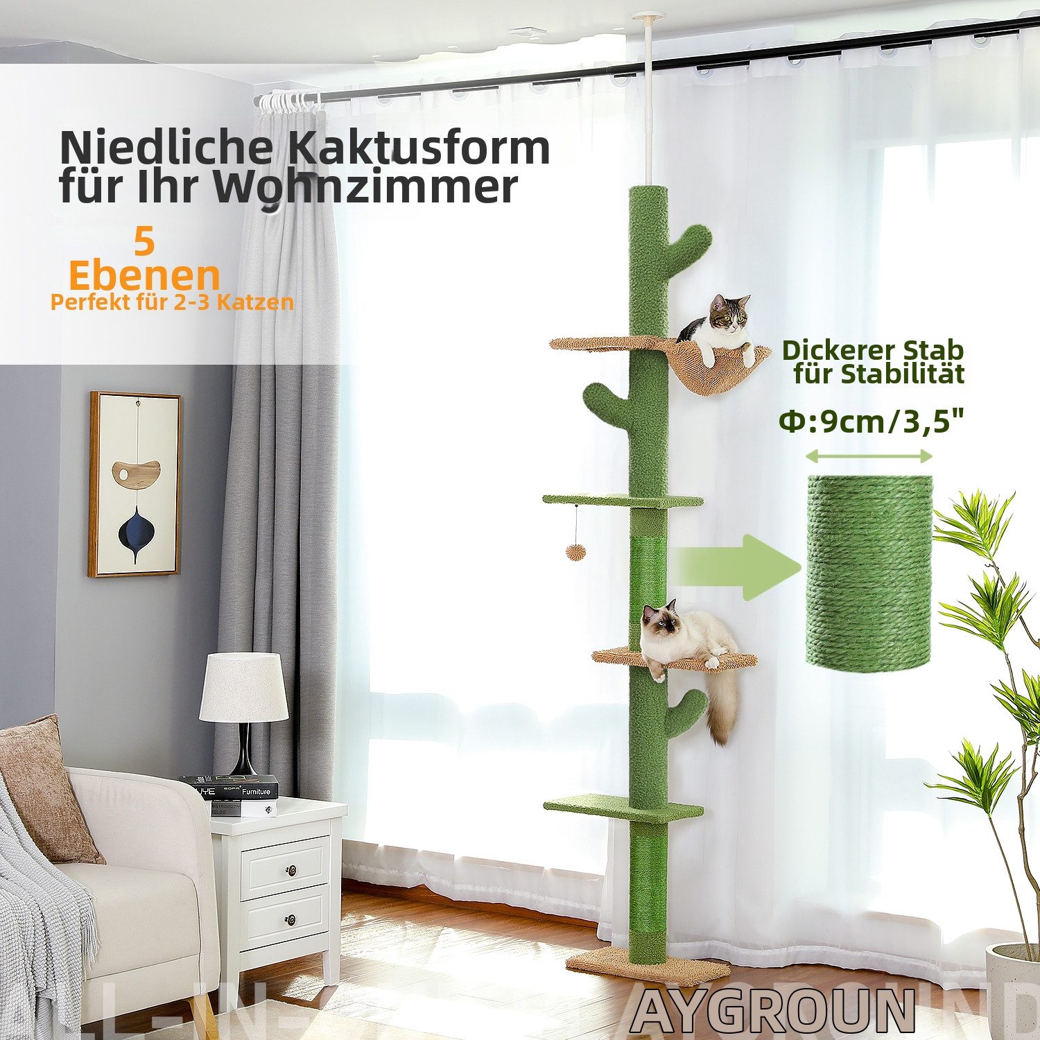 PETEPELA Kratzbaum Kratzbaum deckenhoch