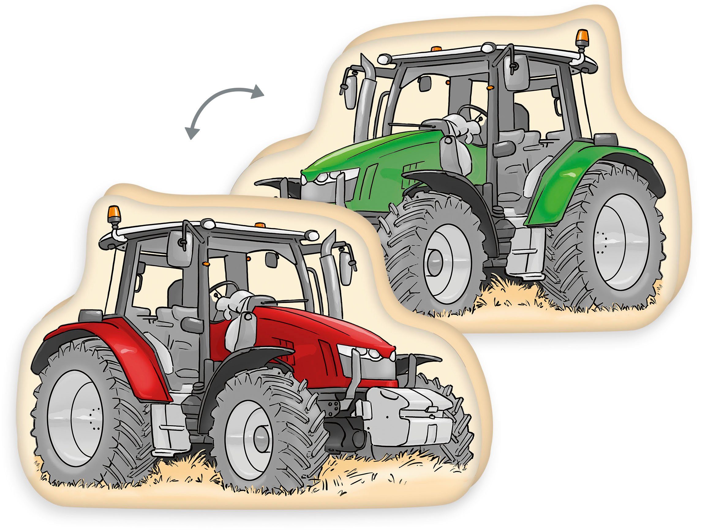 Herding Young Collection Dekokissen Traktor, hochfarbig günstig online kaufen
