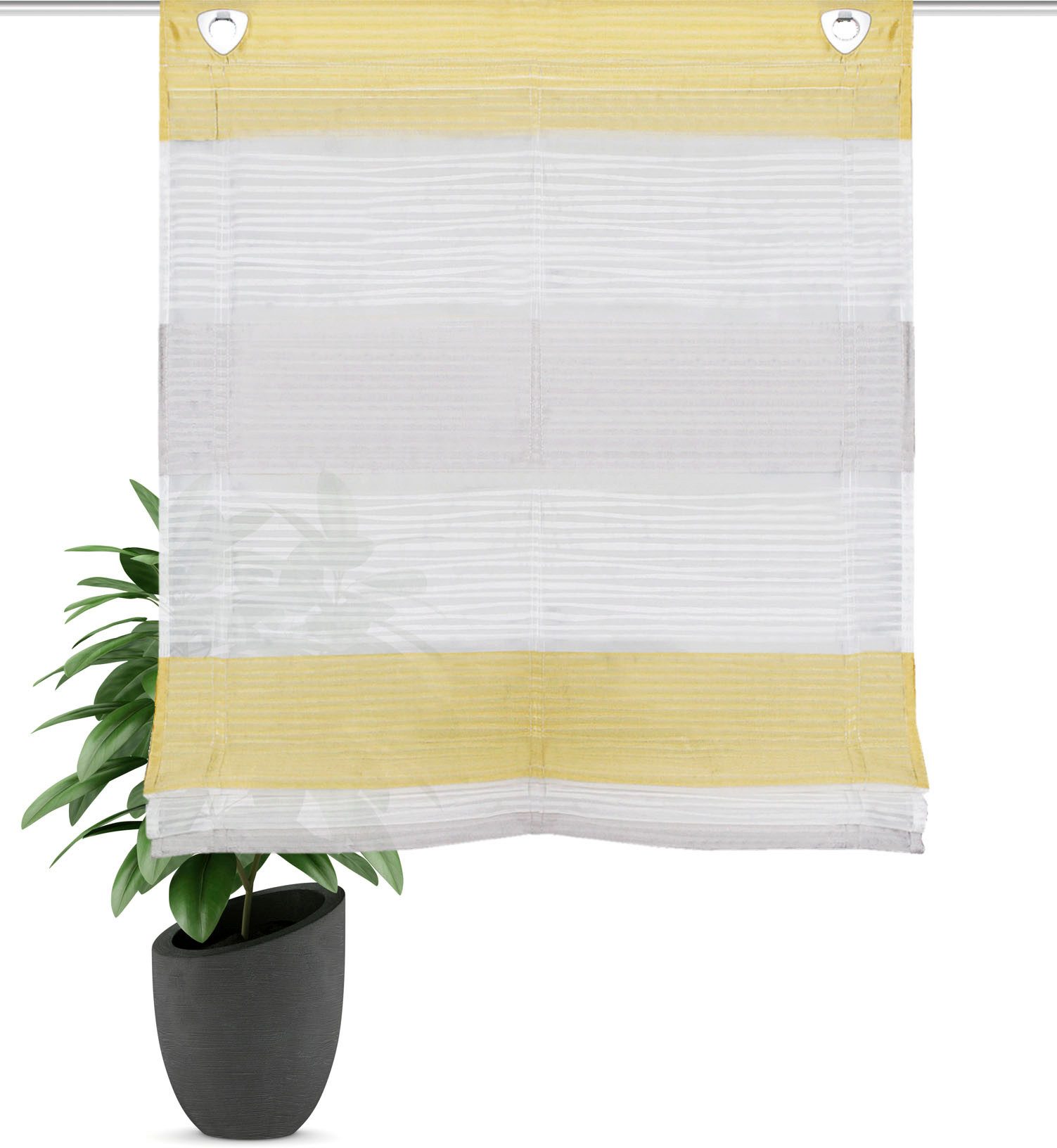 HOME WOHNIDEEN Raffrollo Sarnia, mit Hakenaufhängung, ohne Bohren günstig online kaufen