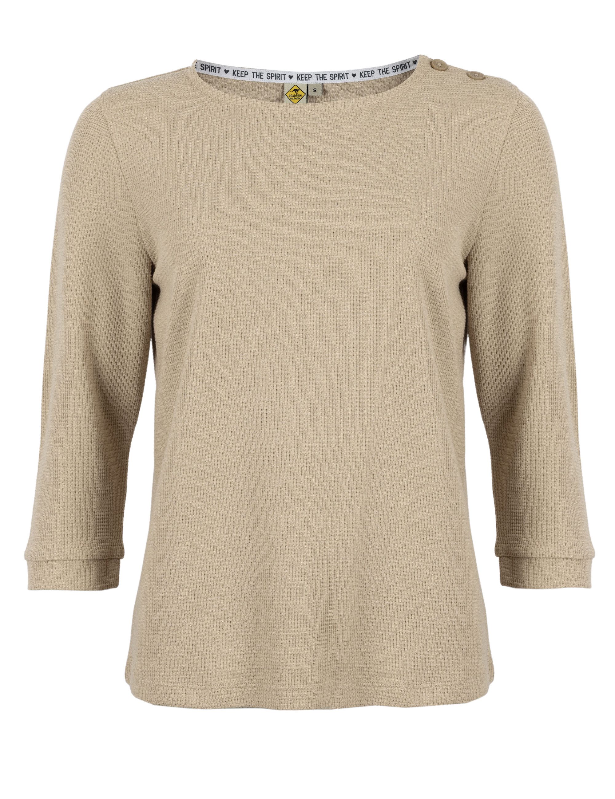 ROADSIGN australia Langarmshirt Soft Structure (1, 1-tlg., 1) Longsleeve mit Struktur-Design & feinem Detailspiel