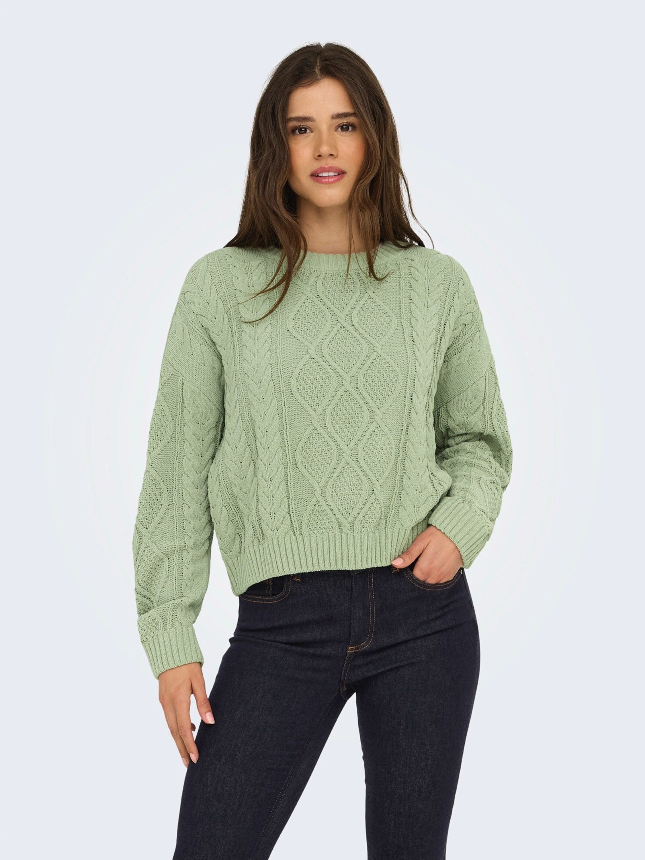 ONLY Strickpullover ONLElly (1-tlg) Plain/ohne Details