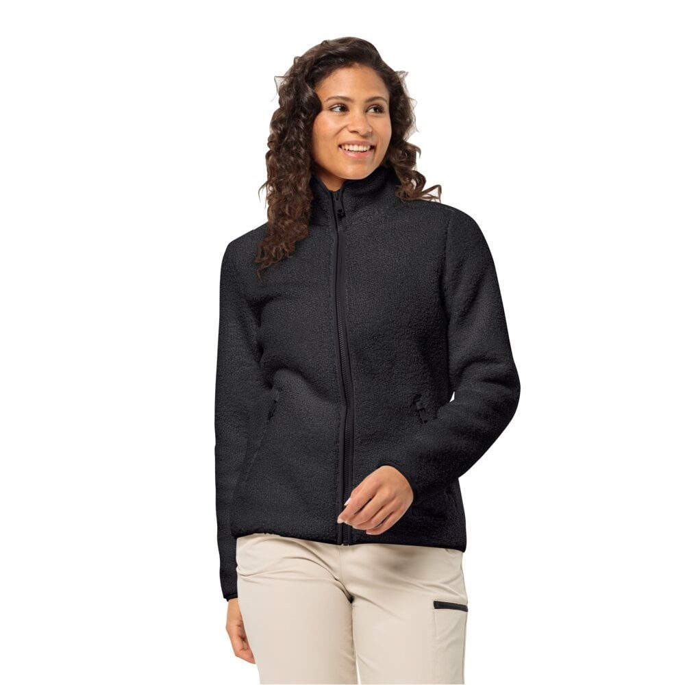 Jack Wolfskin Fleecejacke High Curl (Sherpafleece, warm, atmungsaktiv) schw günstig online kaufen
