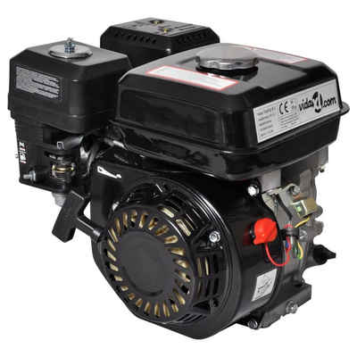 vidaXL Stromerzeuger Benzinmotor 6,5 PS 4,8 kW Schwarz