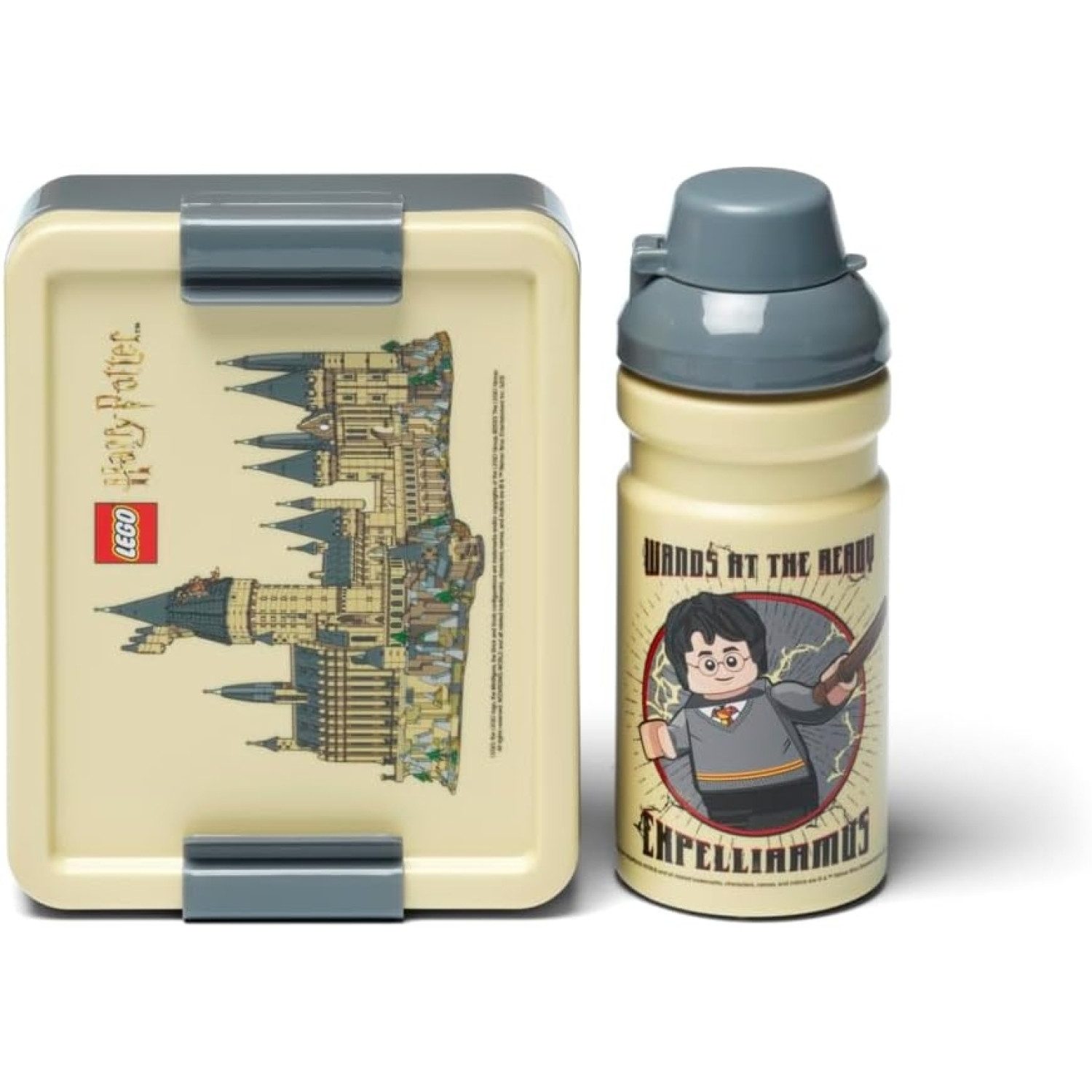 Lunchbox Lunch-Set Harry Potter HOGWARTS Trinkflasche + Brotdose Brotbox Pausen