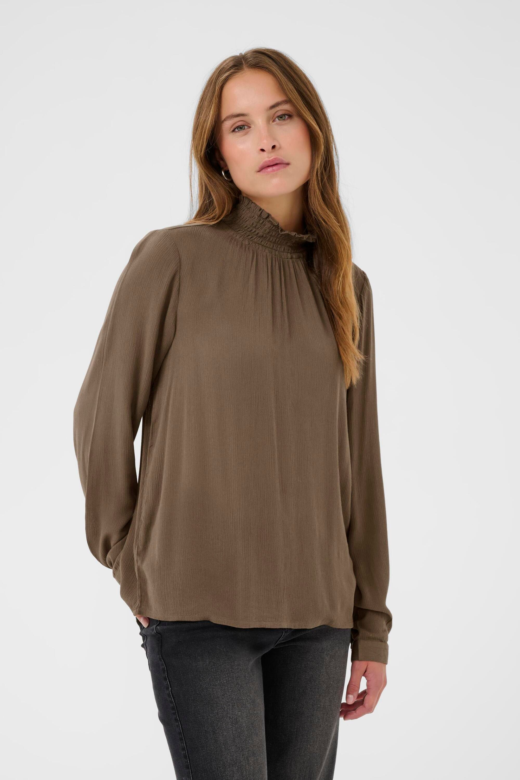 KAFFE Langarmbluse Langarm-Bluse Trine