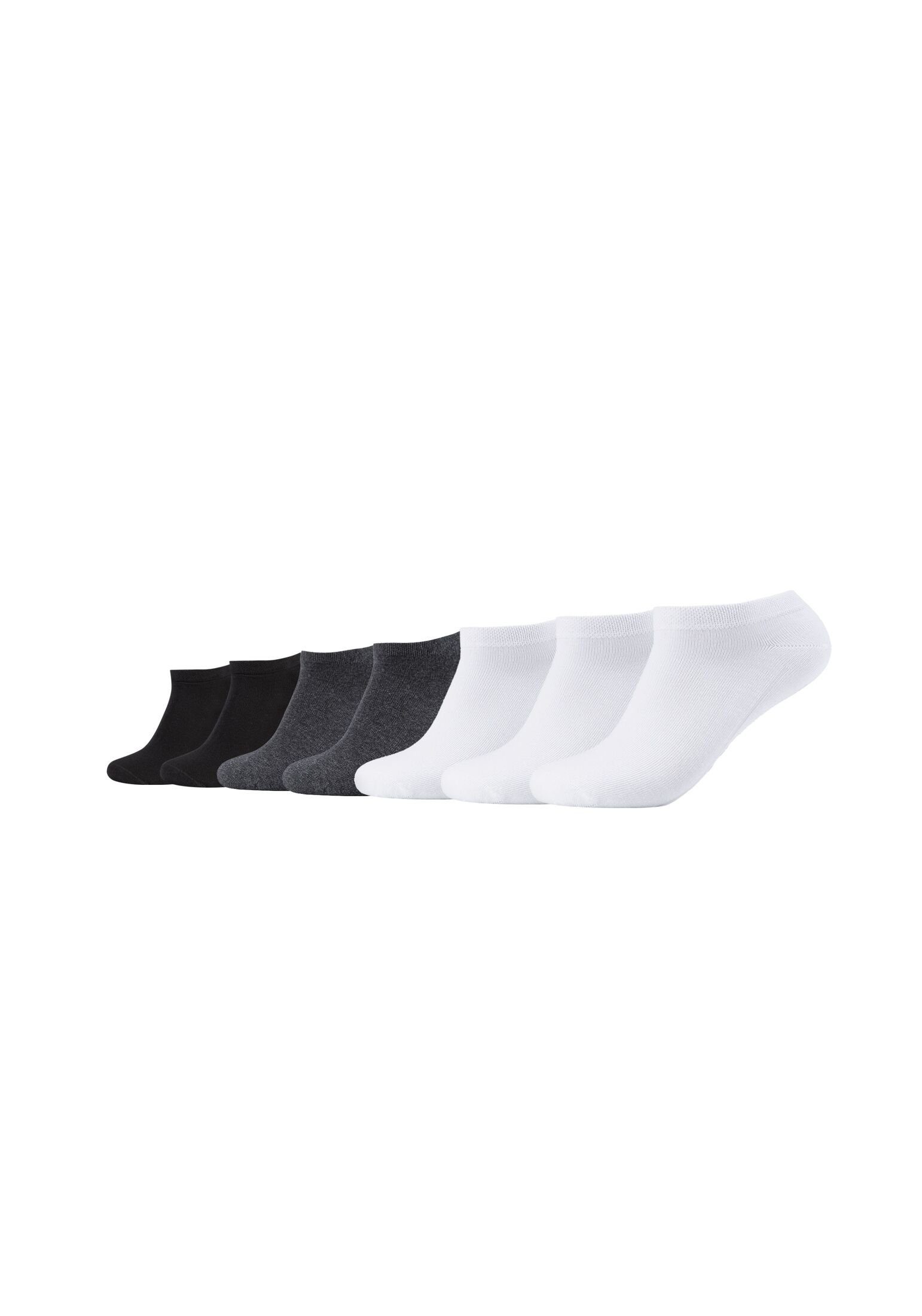 Camano Sneakersocken Sneakersocken 7er Pack black grey white | 