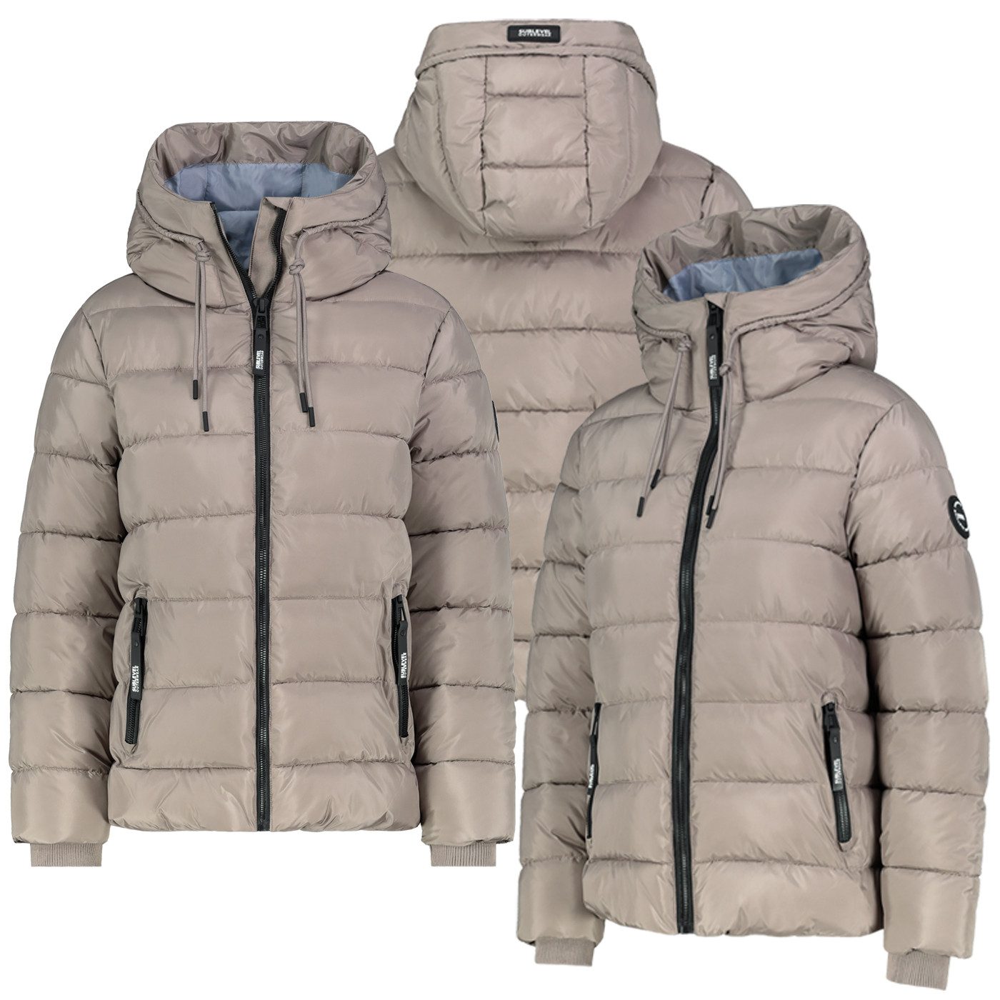 SUBLEVEL Steppjacke Winter Jacke Mantel Parka Steppjacke Lange Winter Mante günstig online kaufen