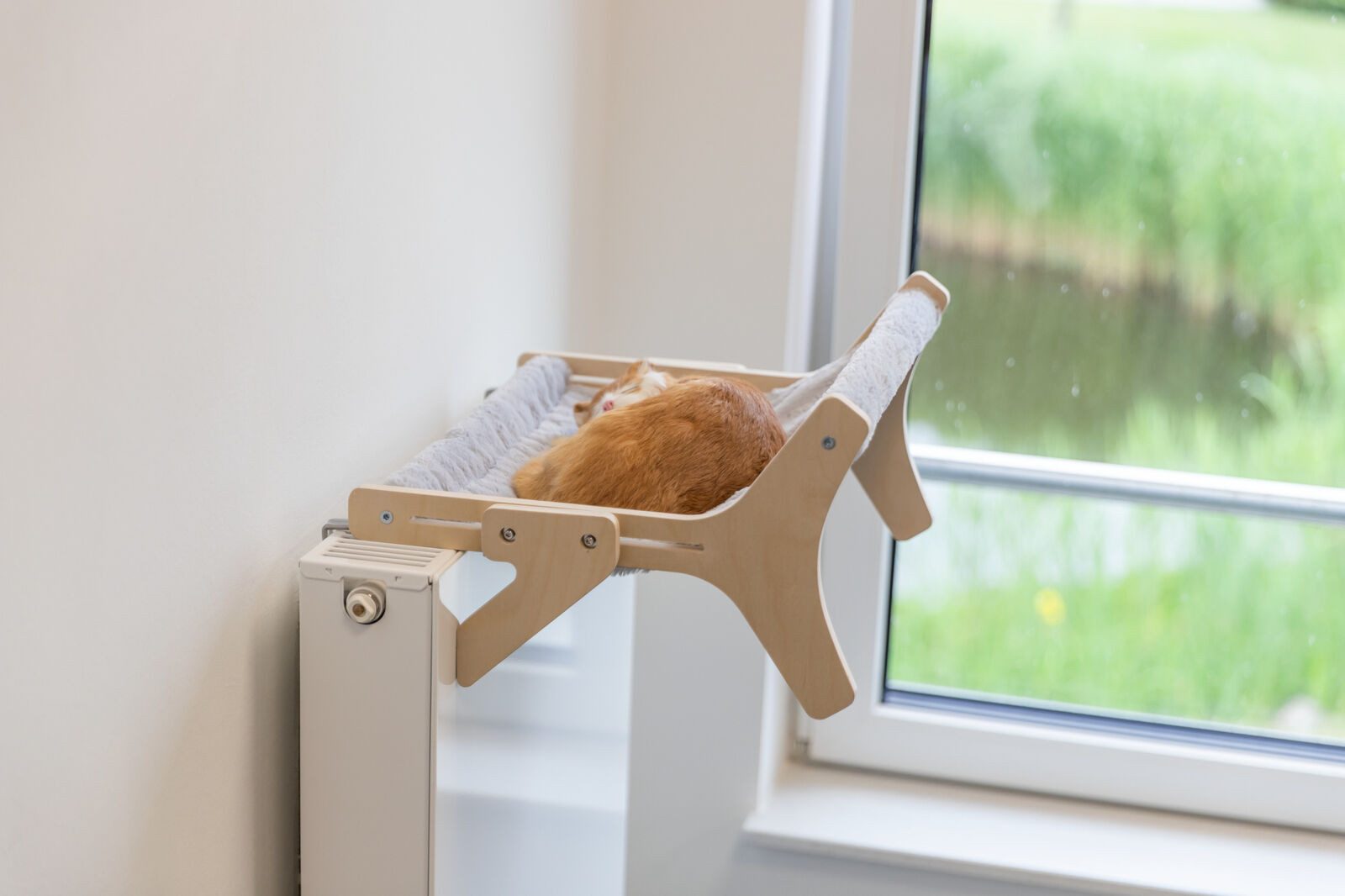 TRIXIE Katzen-Hängematte Hängematte - grau - 47 × 24 × 38 cm