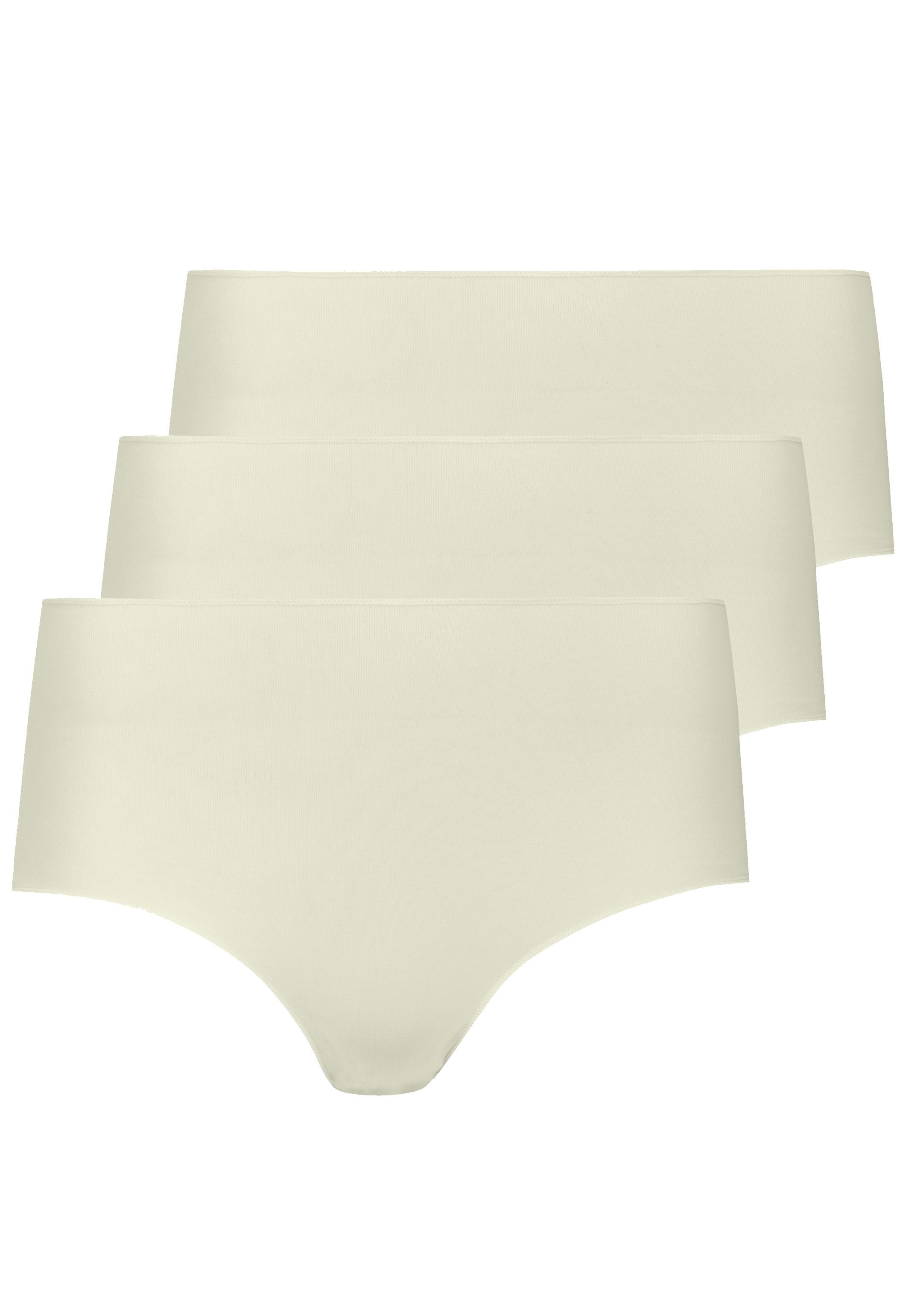 Nina Von C. Hüftslip 3er Pack Secret (Spar-Set, 3-St) Taillen Slip - Im klassischen Stil, Angenehm auf der Haut Champagner