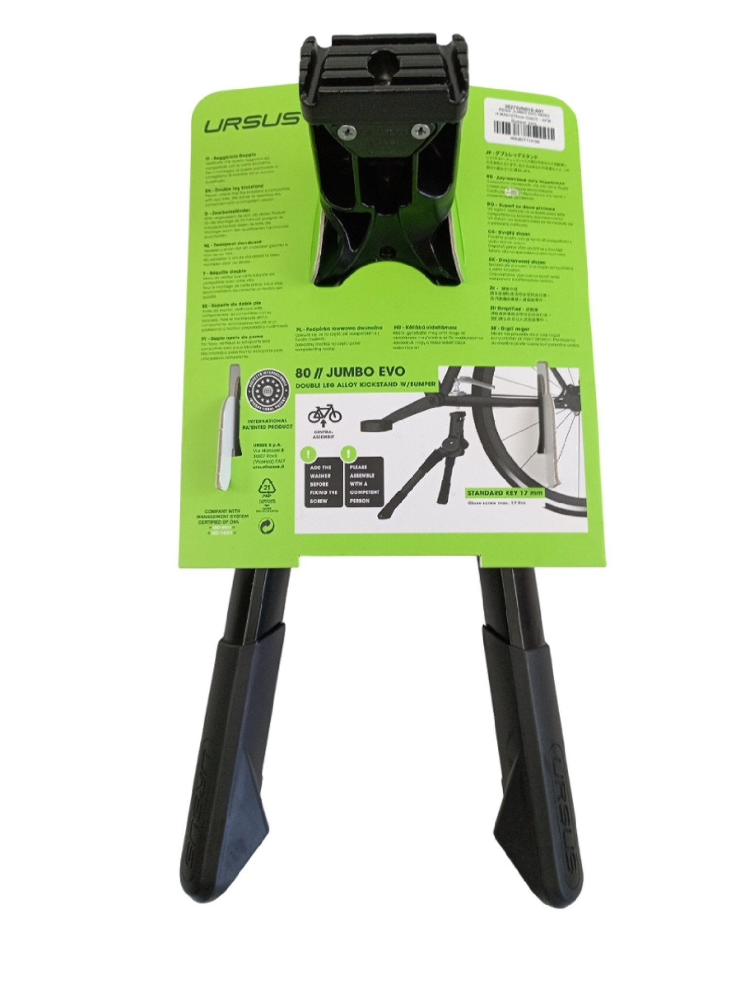maxxi4you Fahrrad-Doppelständer Fahrrad Doppelständer Ursus "Jumbo Evo" - inkl. maxxi4you Reflexband
