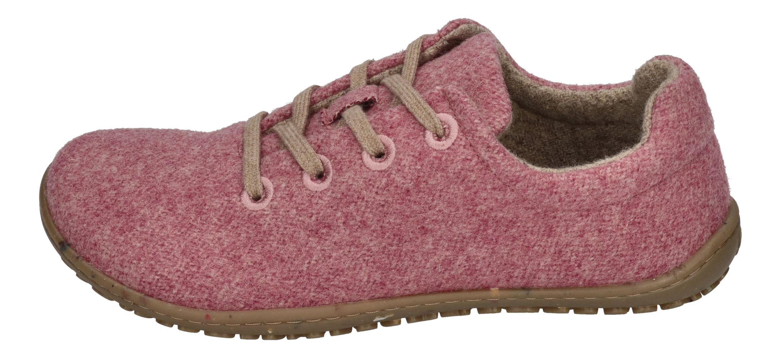 KOEL INES ECO MERINO Barfußschuh imperial pink