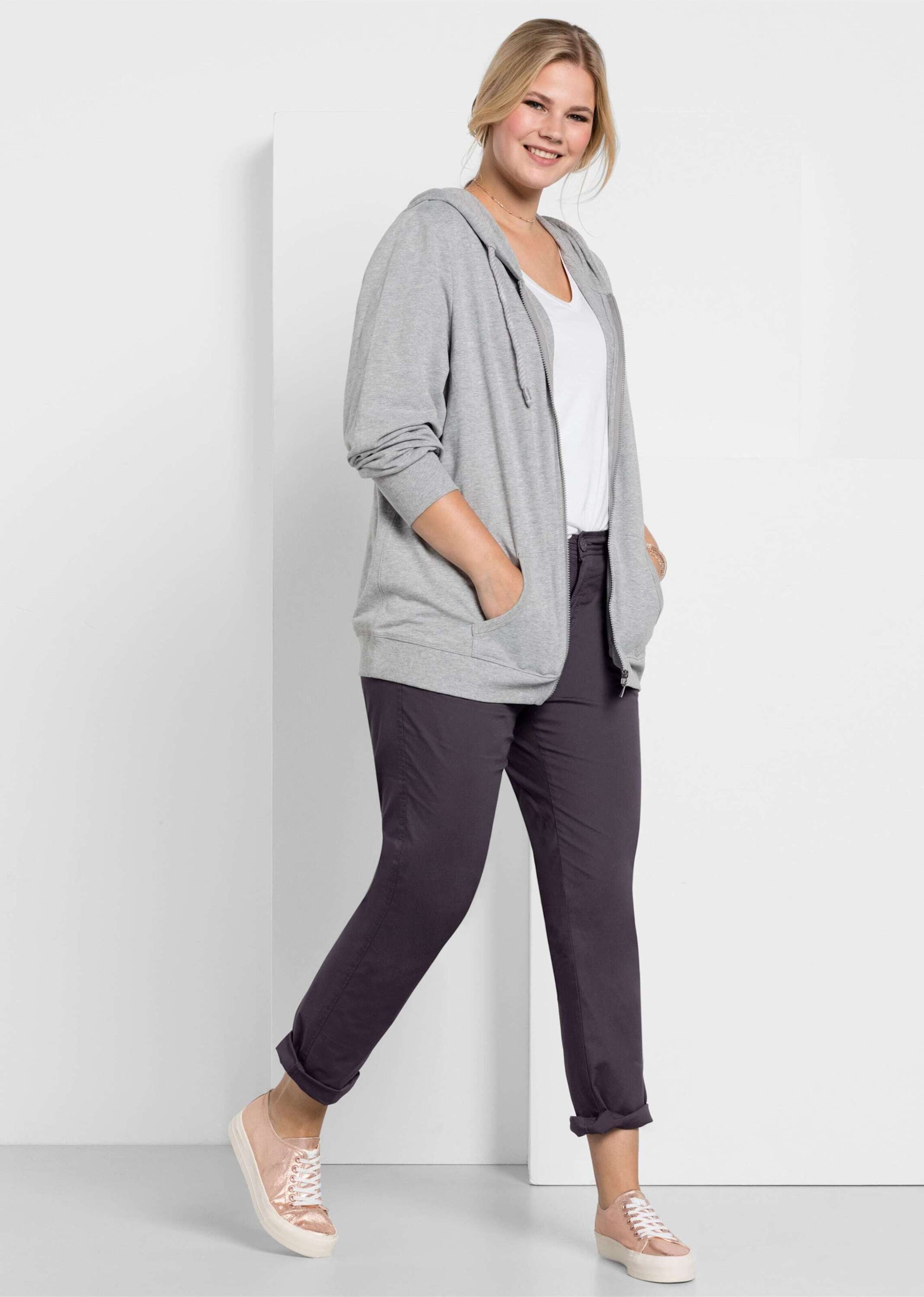 Sheego Jerseyhose Chinohose in Stretch-Qualität günstig online kaufen