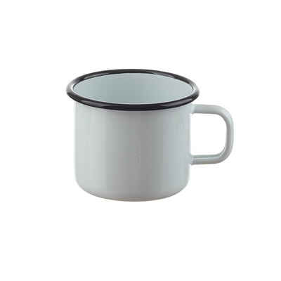 Neuetischkultur Tasse Emaille-Becher 8 cm Retro, Emaille, Kaffeetasse Teetasse Milchtasse
