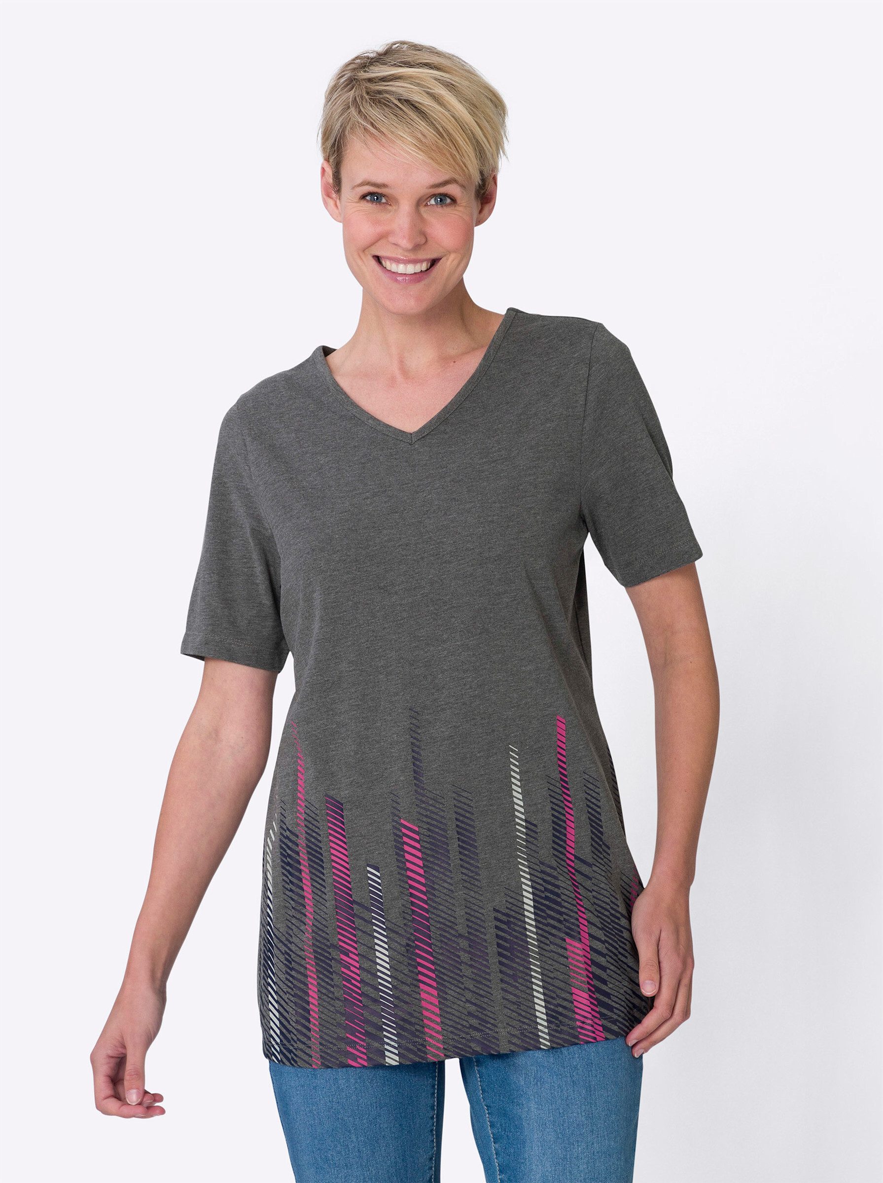 Sieh an! Trainingsshirt Longshirt . günstig online kaufen