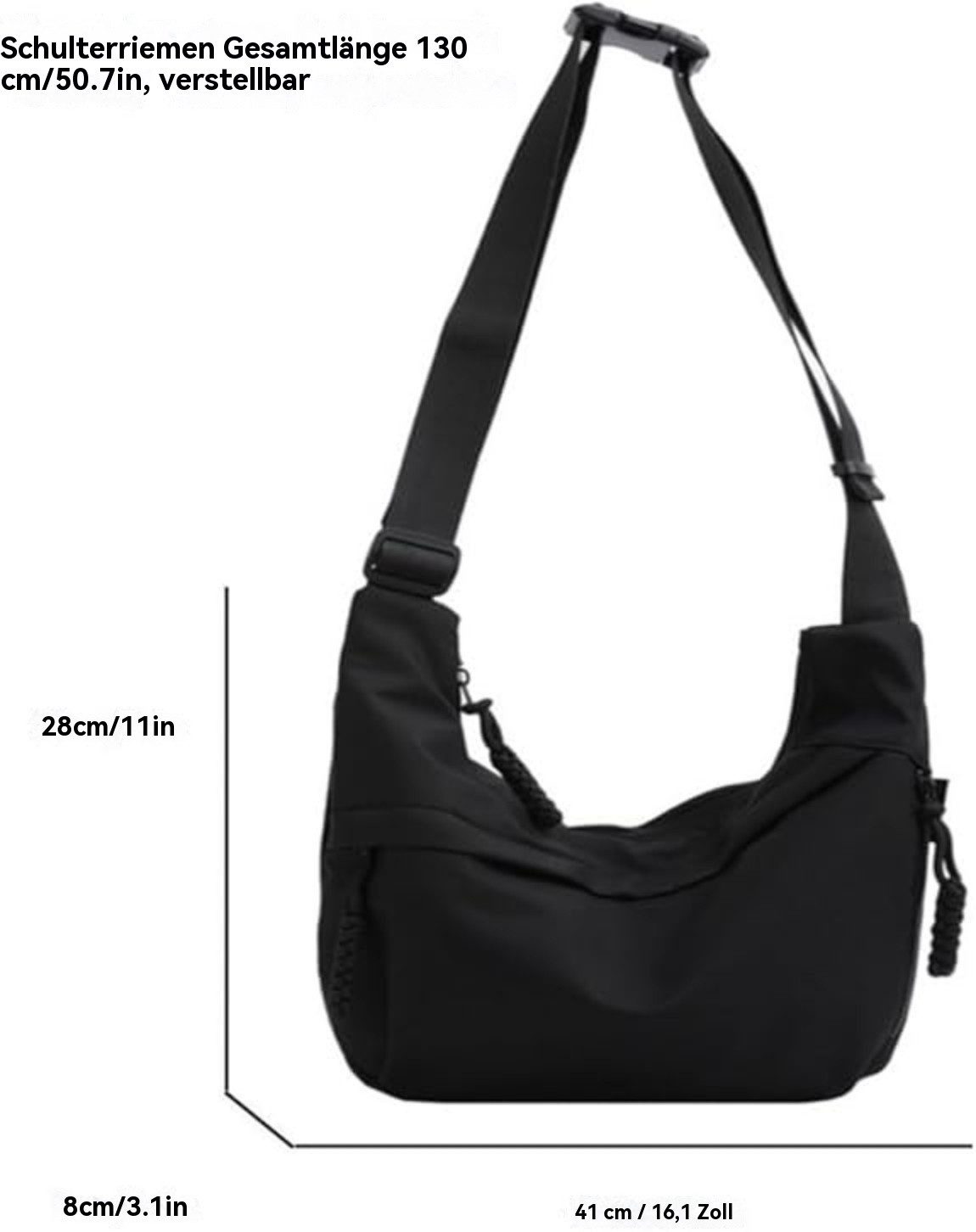 Blusmart Umhängetasche Damen Umhängetasche Messenger Bag (Teigtaschenbeutel günstig online kaufen