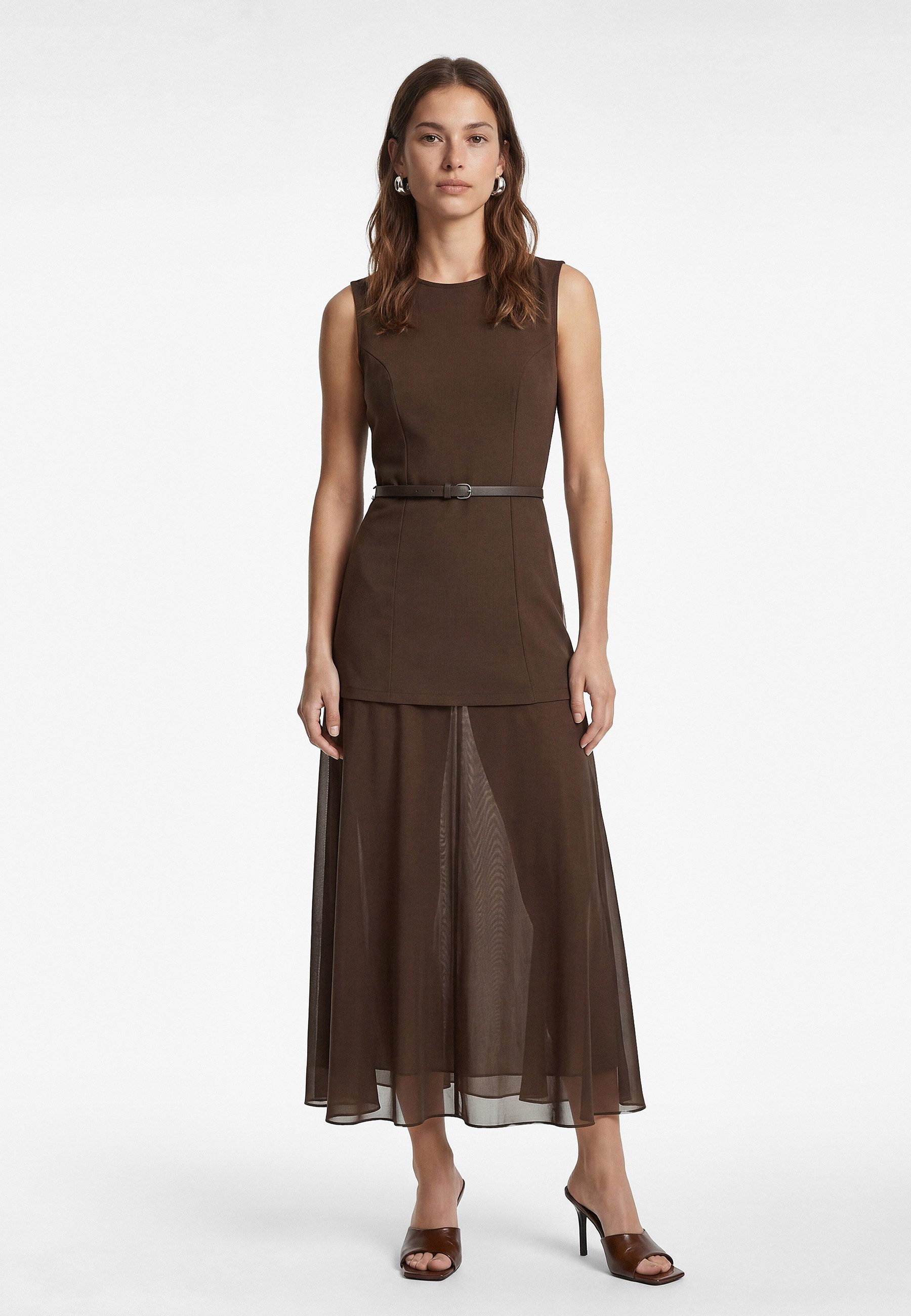 Koton Badekleid Mit Bauchgurt Bodycon Kleid Maxikleid