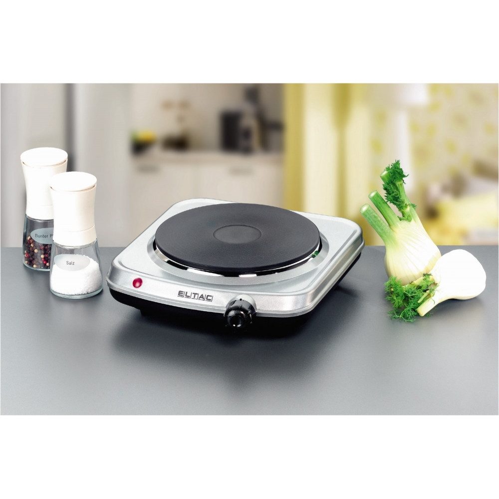 ELTAC Einzelkochplatte EK 18 - Kochplatte - silber