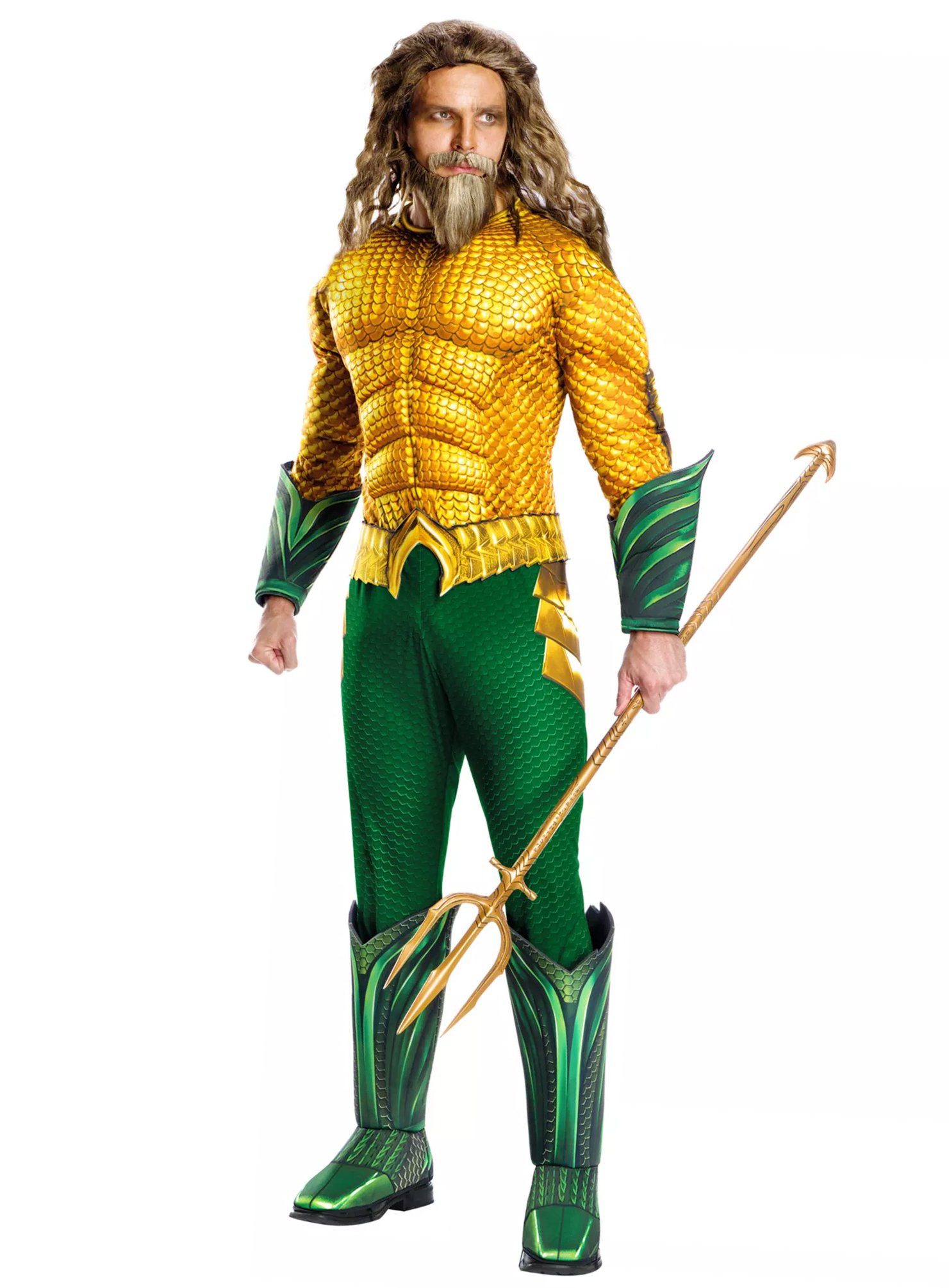 Rubie´s Kostüm Aquaman - Karneval Faschingskostüm Herren, Originalkostüm des DC-Helden aus dem gleichnamigen Film von 2018