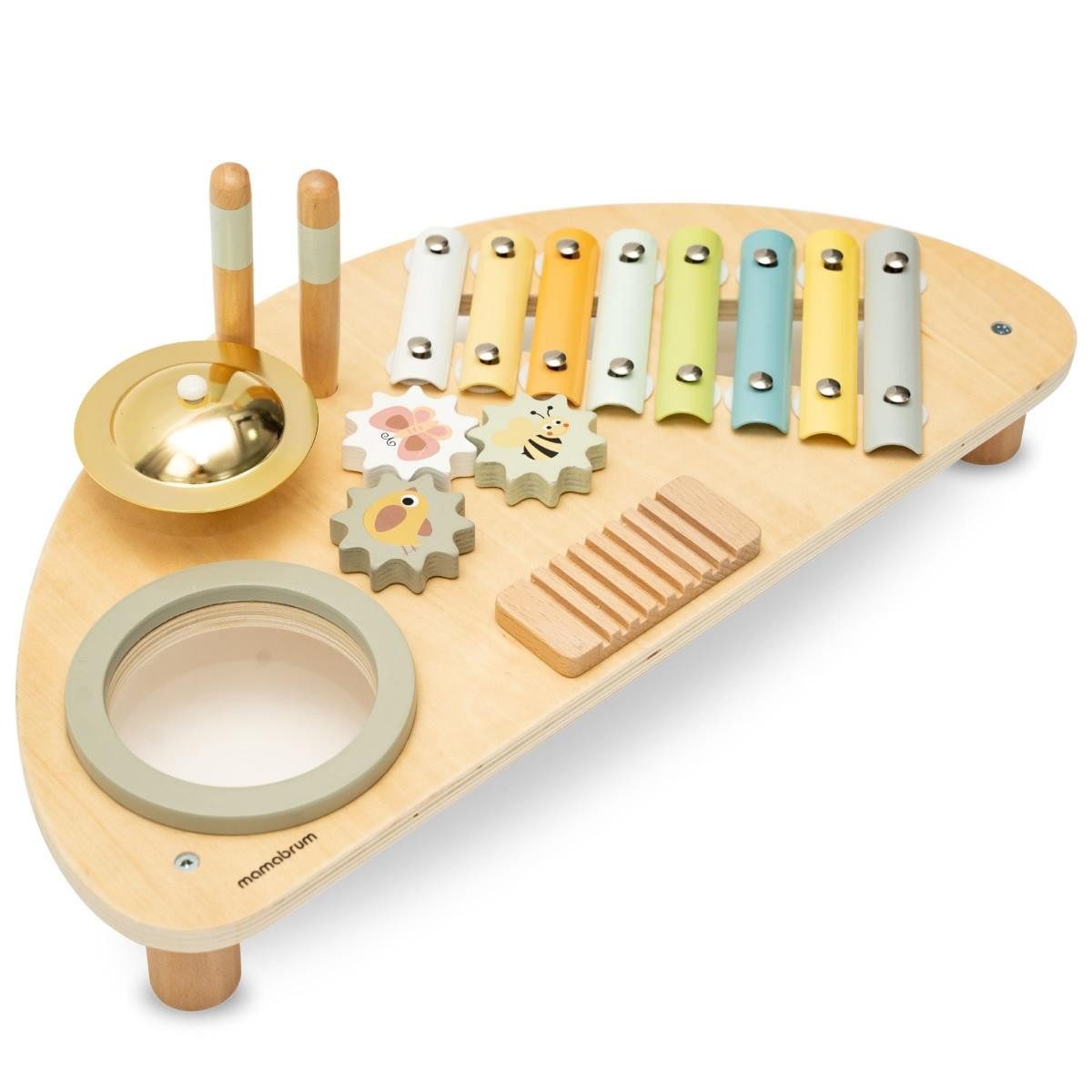 Mamabrum Lernspielzeug Musikspielzentrum aus Holz für günstig online kaufen