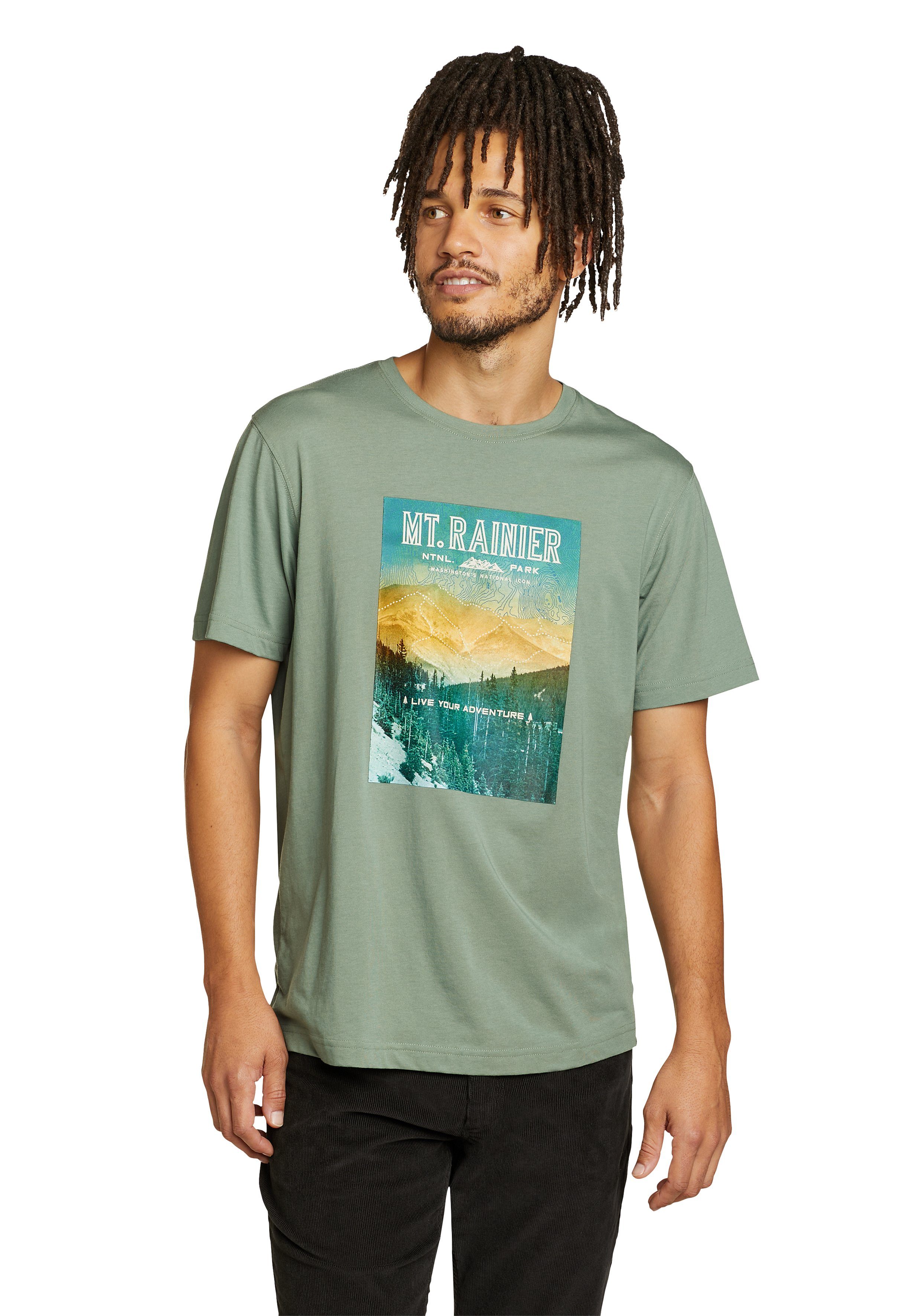 Eddie Bauer T-Shirt Graphic T-Shirt Mount Rainier