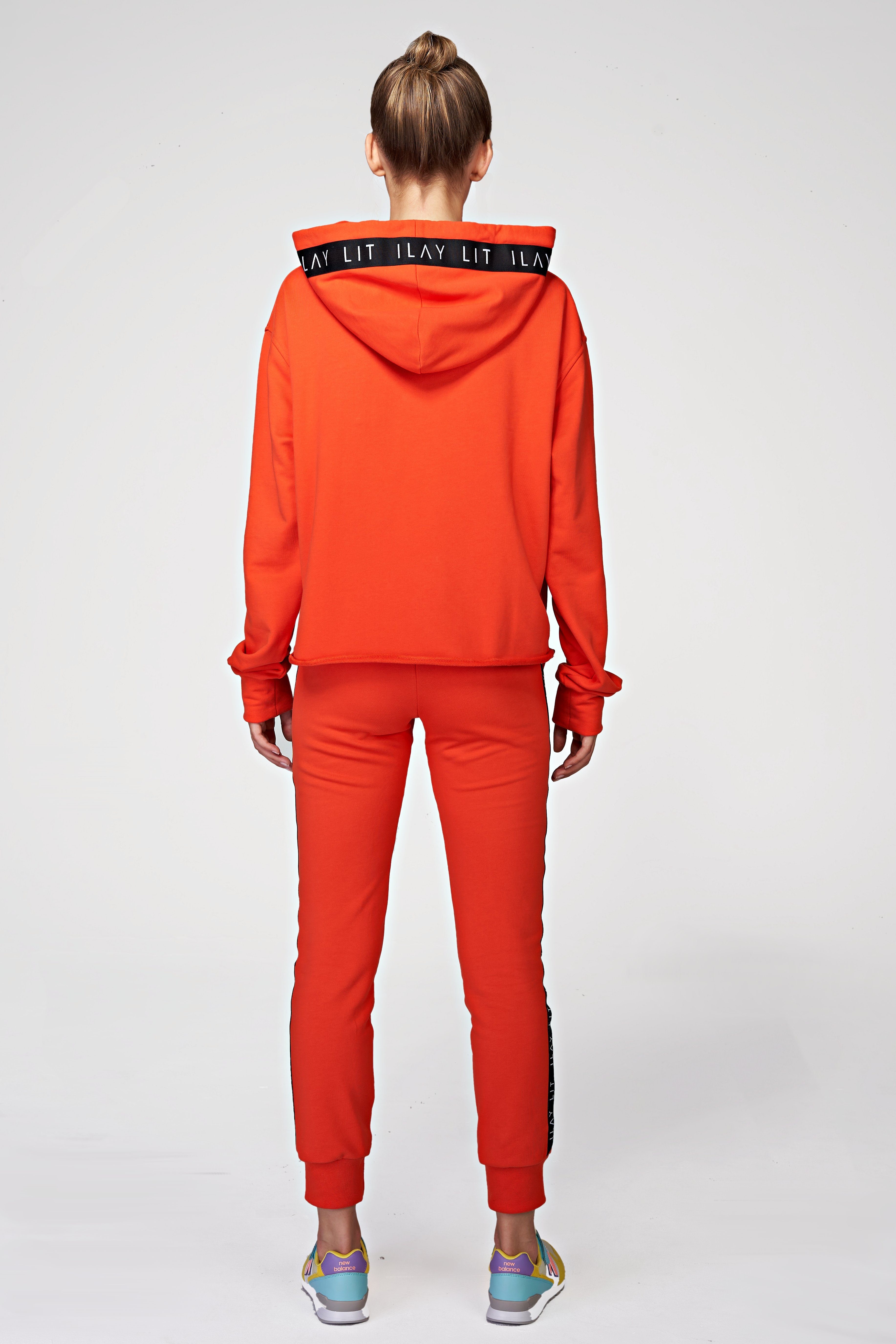 ILAY Lit Hoodie Oversized Holy Hoodie Coral
