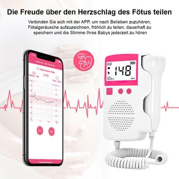 Welikera Video-Babyphone Fetaler Herzfrequenzmesser, empfindliche Sonde 0 Strahlung