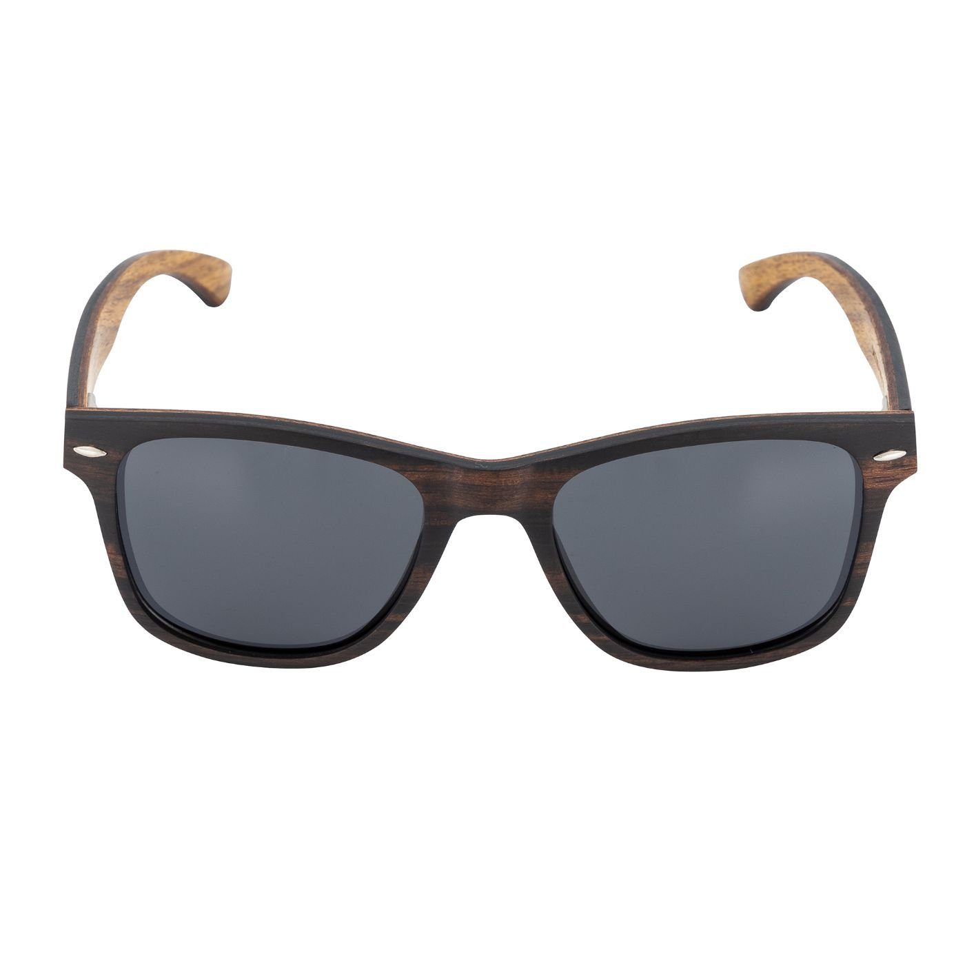 Putztuch kohlefaserverstärker Ebenholz Sonnenbrille samt HolzBlick Etui) und Woodenlove (Set, Rahmen Sonnenbrille