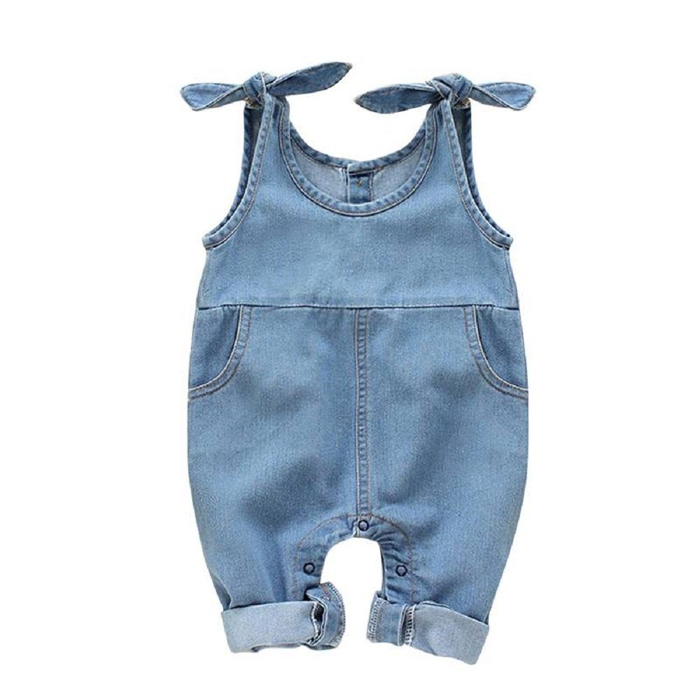 LAPA Overall »Unisex Baby Solid Denim Overalls« OTTO