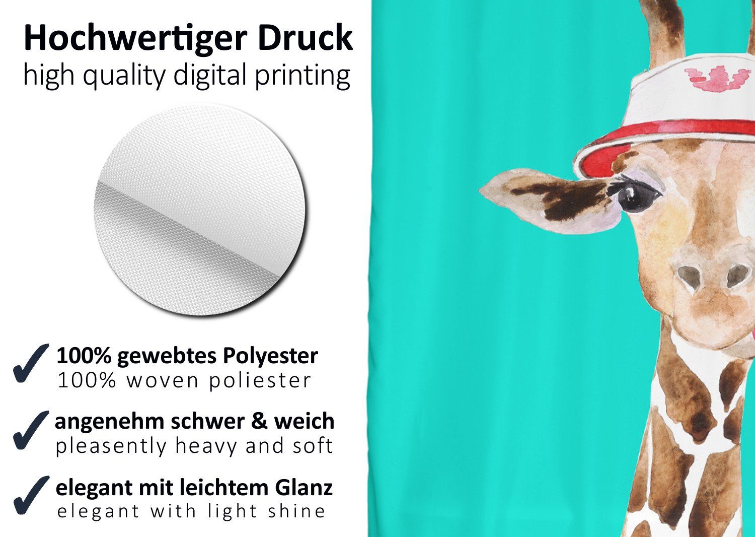 Arteneur Duschvorhang Breite 120 cm, Anti-Schimmel Beschichtet, Beschwerter günstig online kaufen