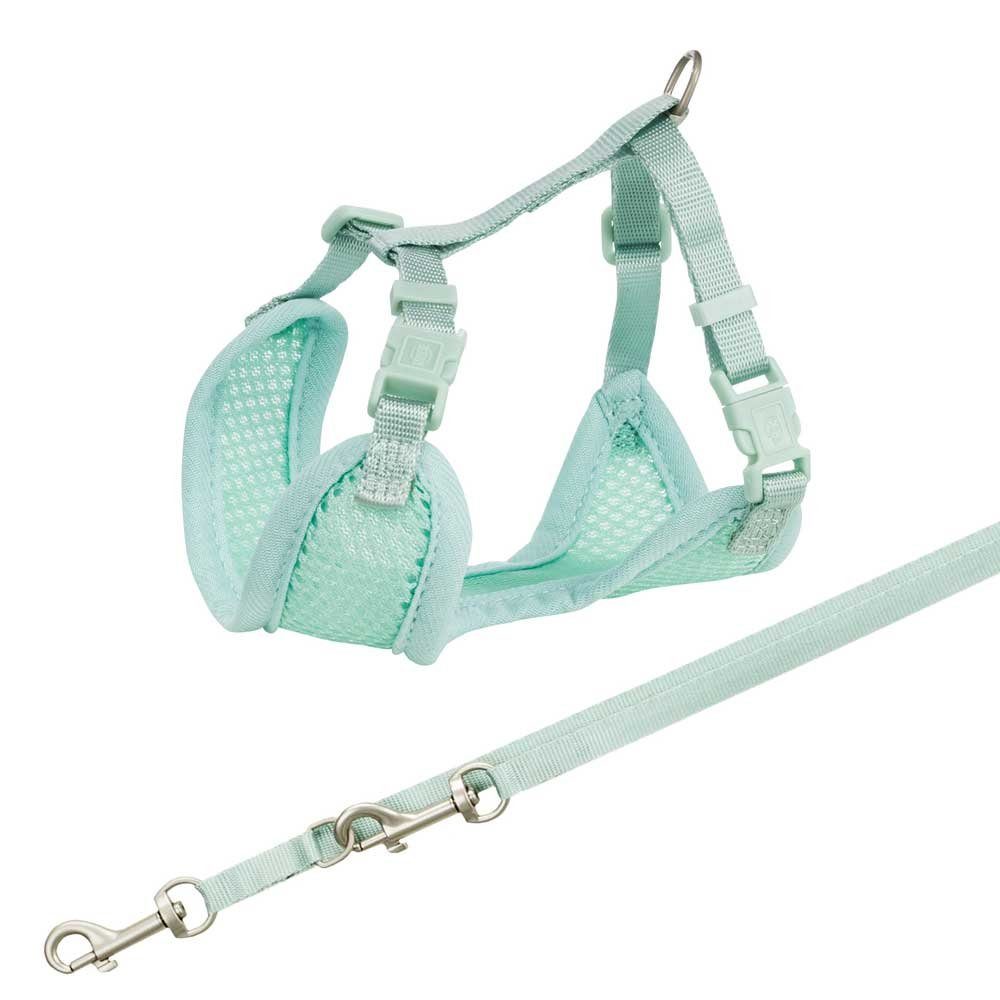 Hunde-Geschirr Trixie Junior Welpen-Softgeschirr mit Leine Farbe: mint