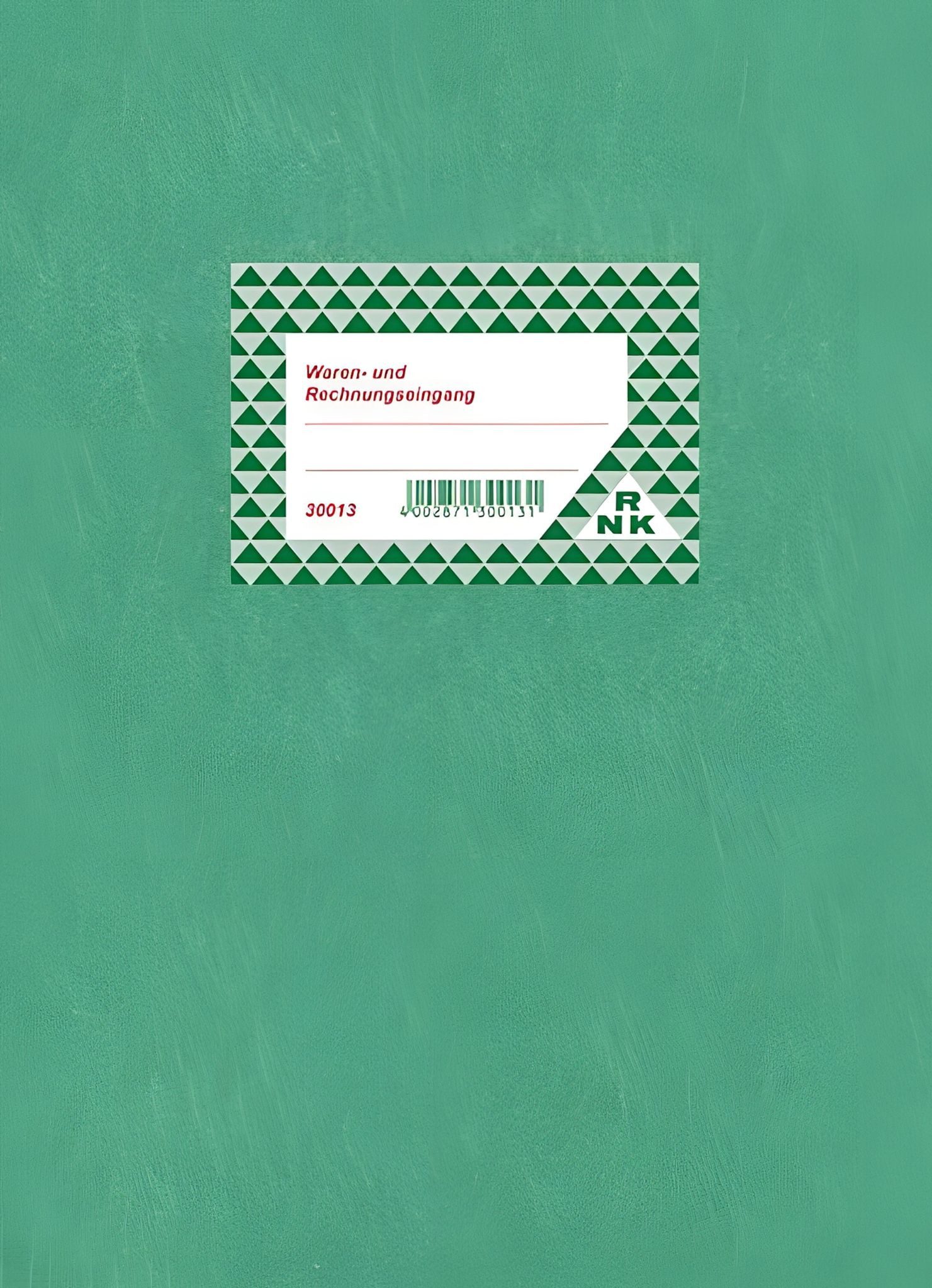 RNK Formularblock RNK Wareneingangsbuch A4 40Bl Nettoverbuchung